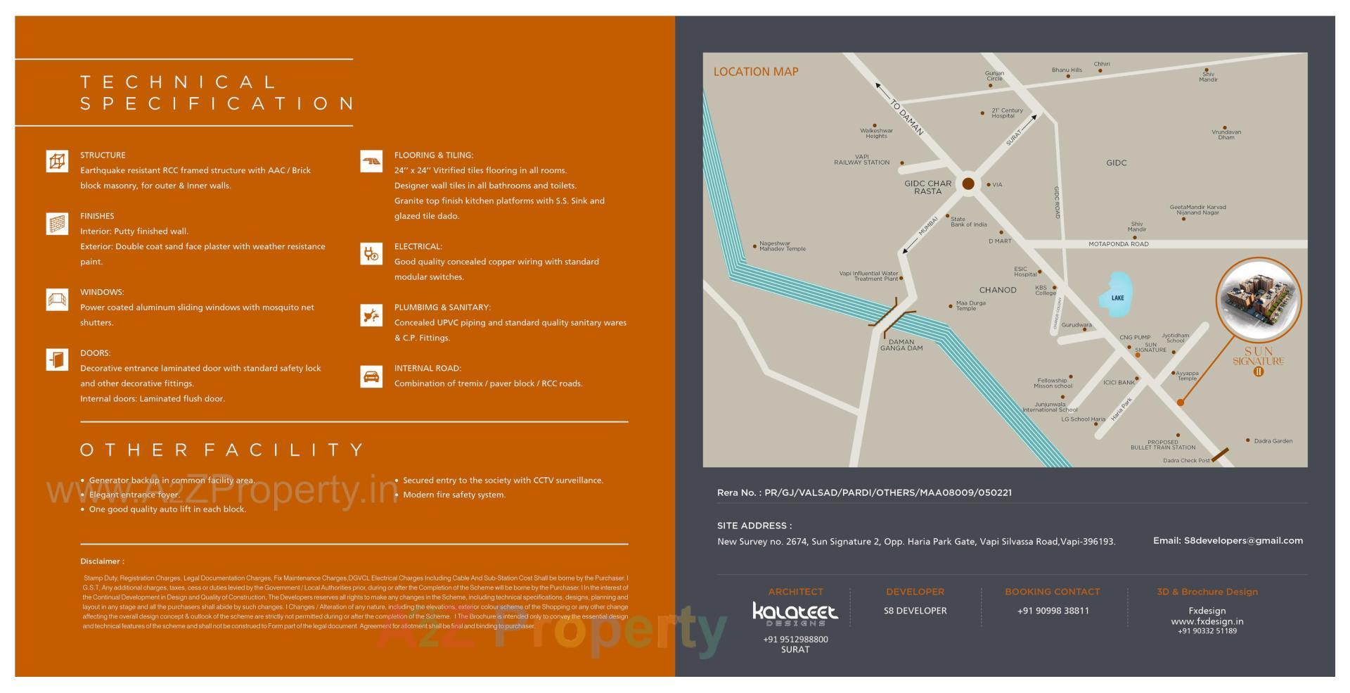  of real estate project Sun Signature located at Dungra, Valsad, Gujarat