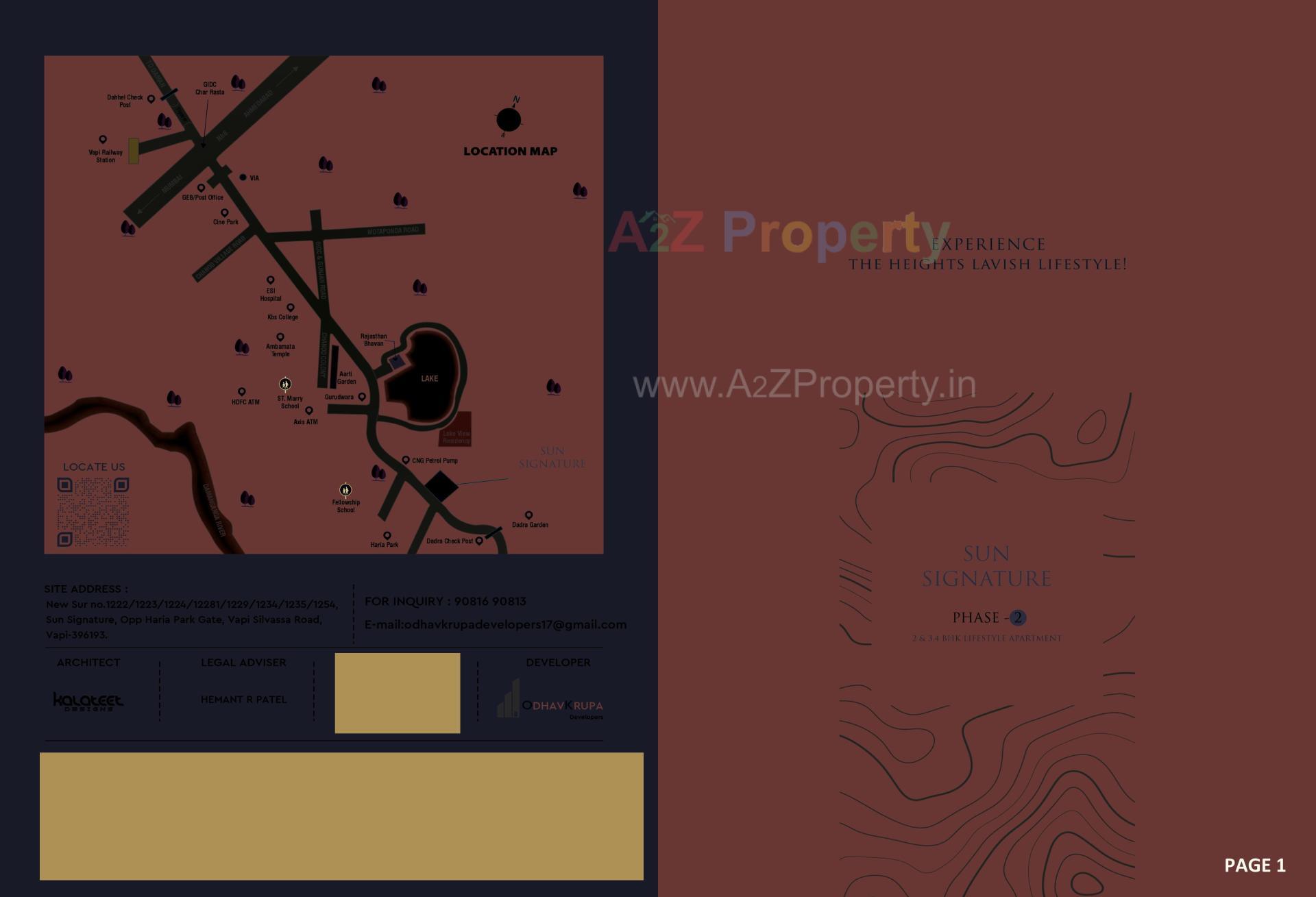  of real estate project Sun Signature located at Dungra, Valsad, Gujarat