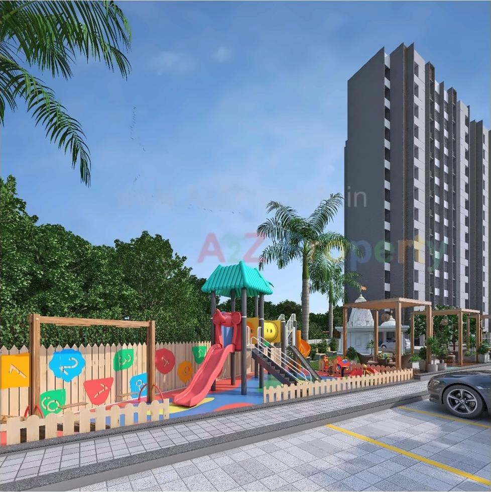 3D Elevation of real estate project Sun Signature located at Dungra, Valsad, Gujarat