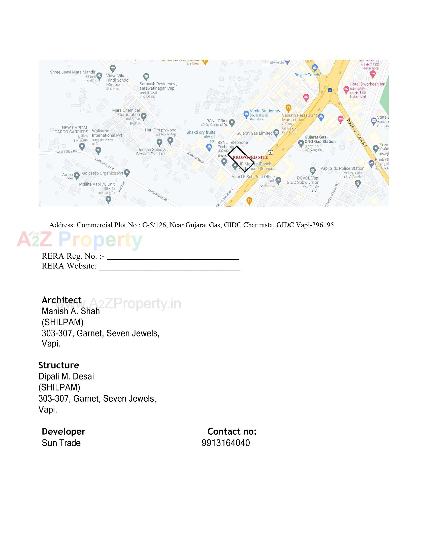 of real estate project Sun Trade Center located at G-i-d-c--estate, Valsad, Gujarat