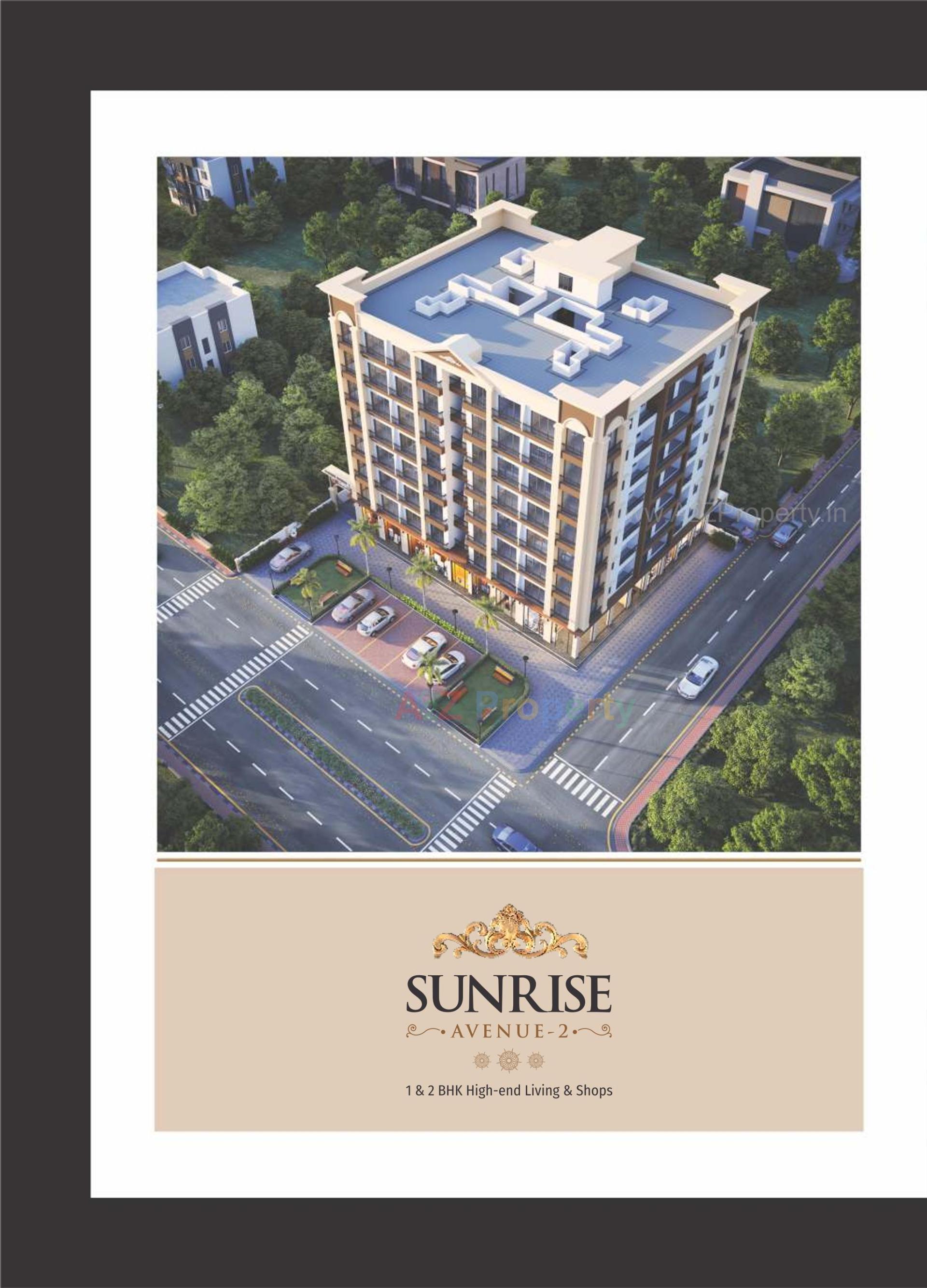 3D Elevation of real estate project Sunrise Avenue located at Dungra, Valsad, Gujarat