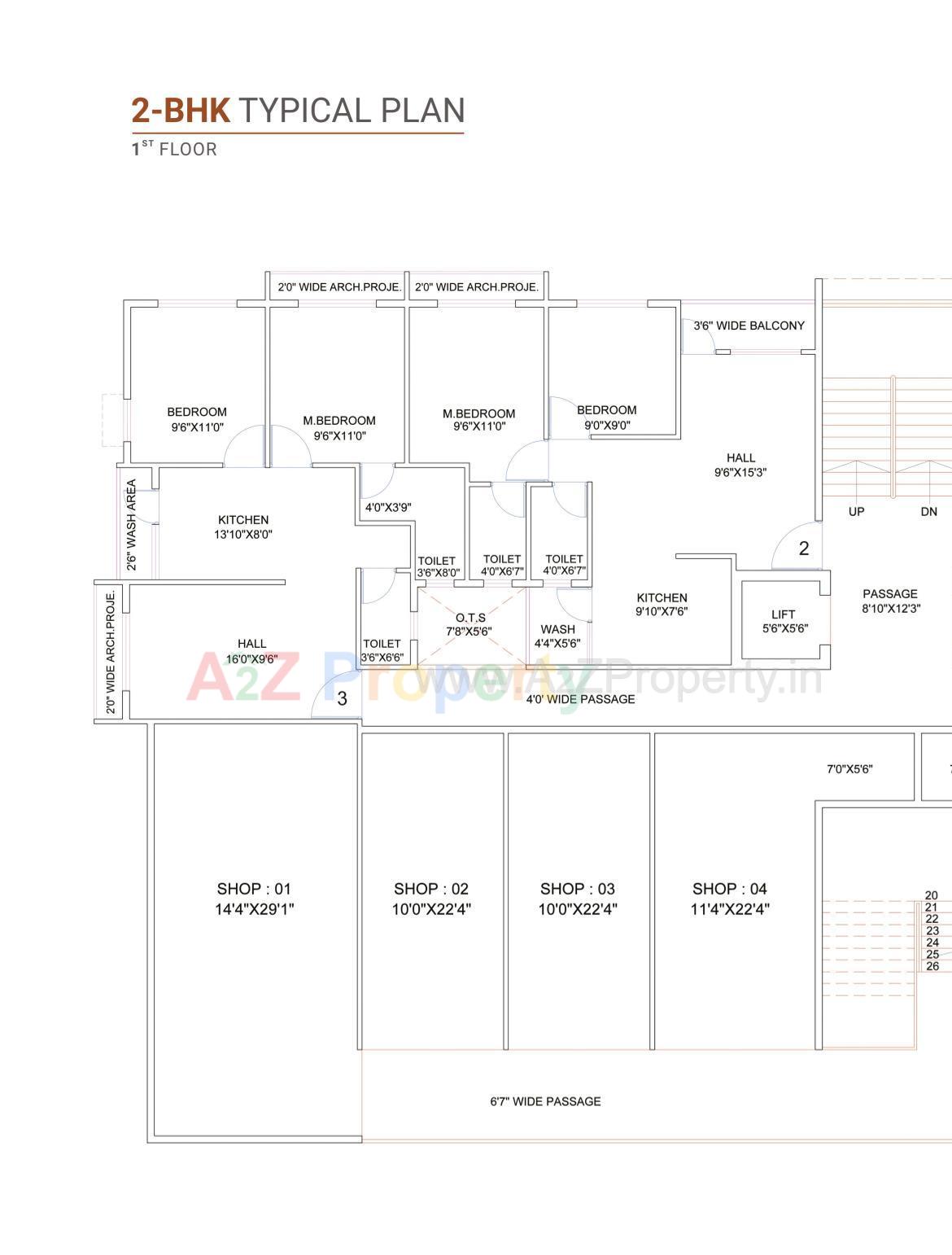 Layout of real estate project Sunrise Avenue located at Dungra, Valsad, Gujarat