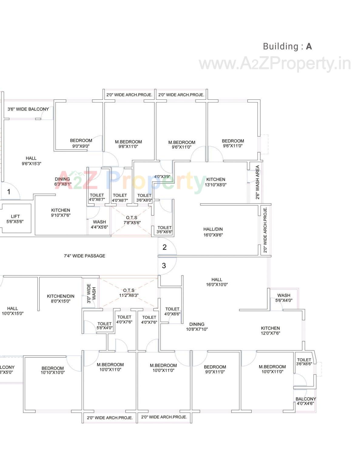 Layout of real estate project Sunrise Avenue located at Dungra, Valsad, Gujarat