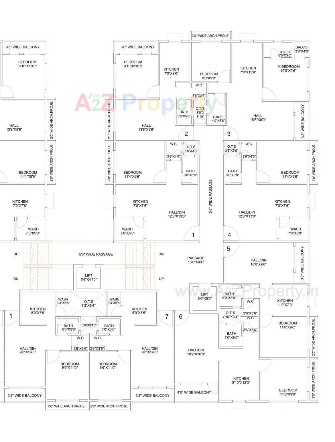 Layout of real estate project Sunrise Avenue located at Dungra, Valsad, Gujarat