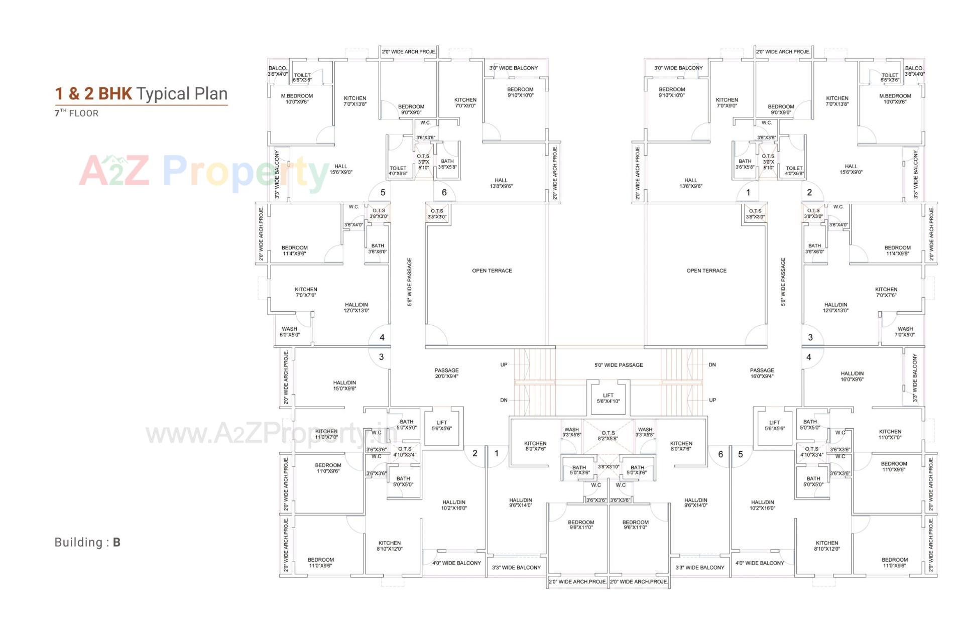 Layout of real estate project Sunrise Avenue located at Dungra, Valsad, Gujarat