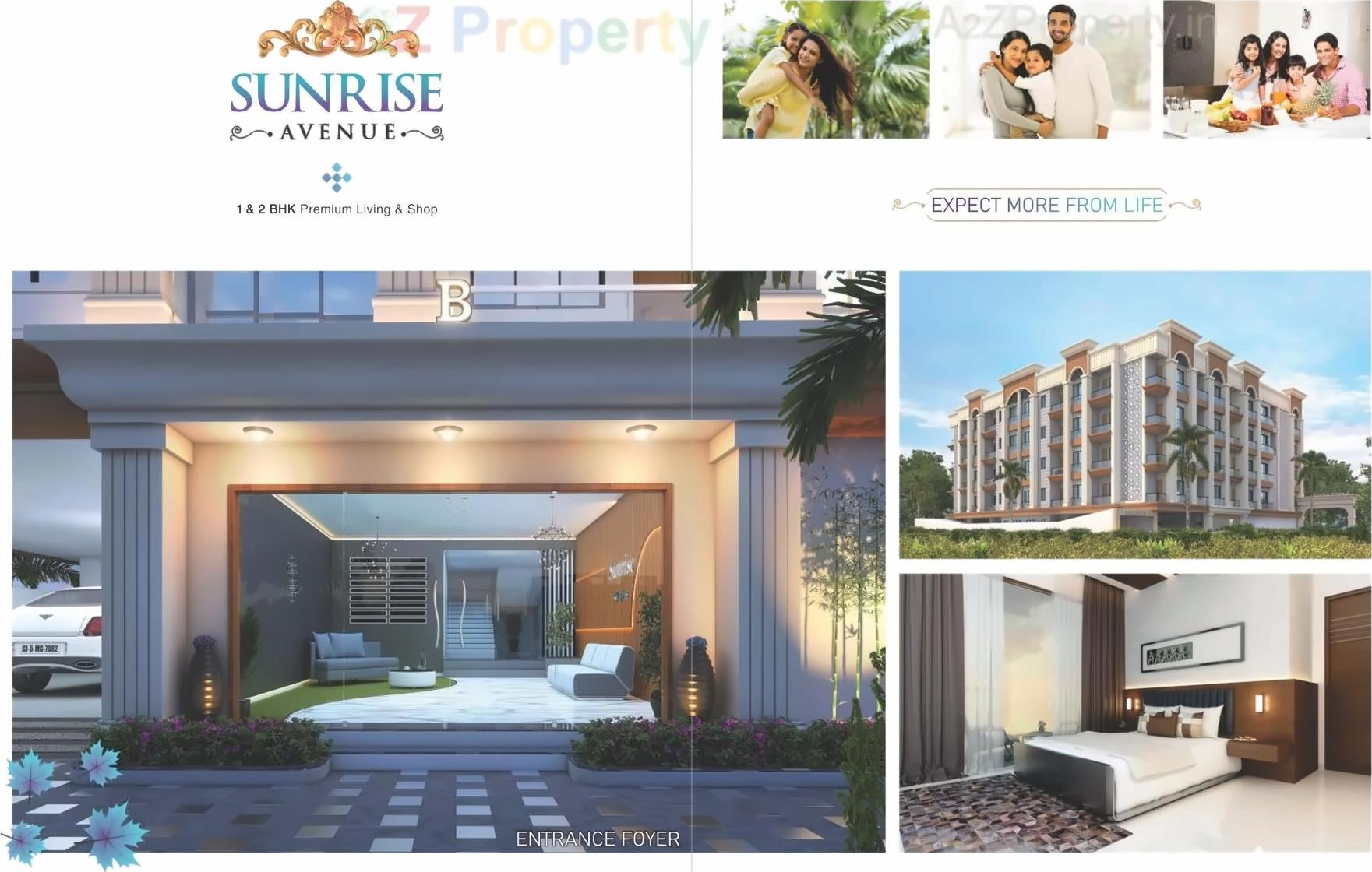 3D Elevation of real estate project Sunrise Avenue located at Vapi, Valsad, Gujarat