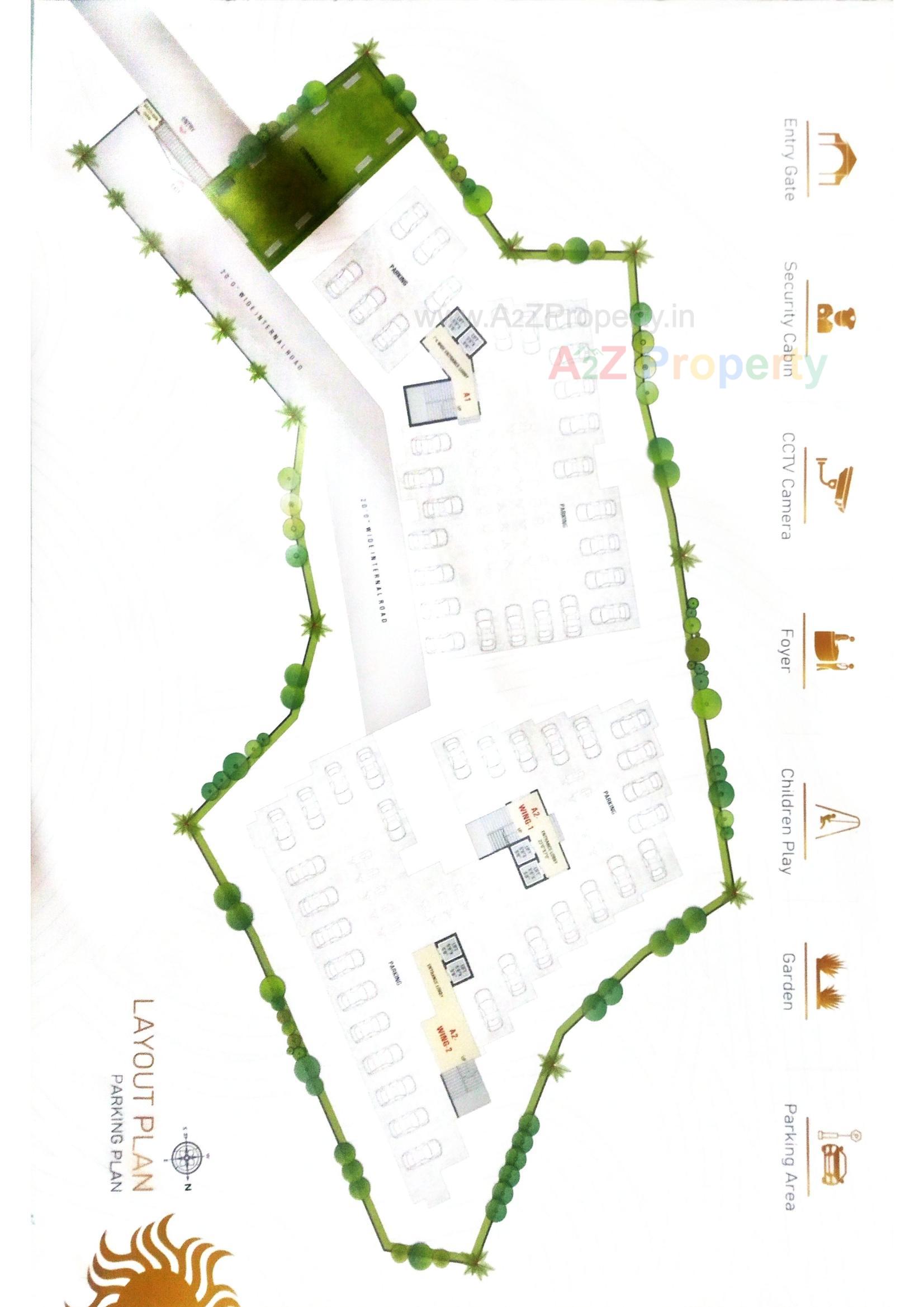  of real estate project Sunrise Hills located at Chala, Valsad, Gujarat