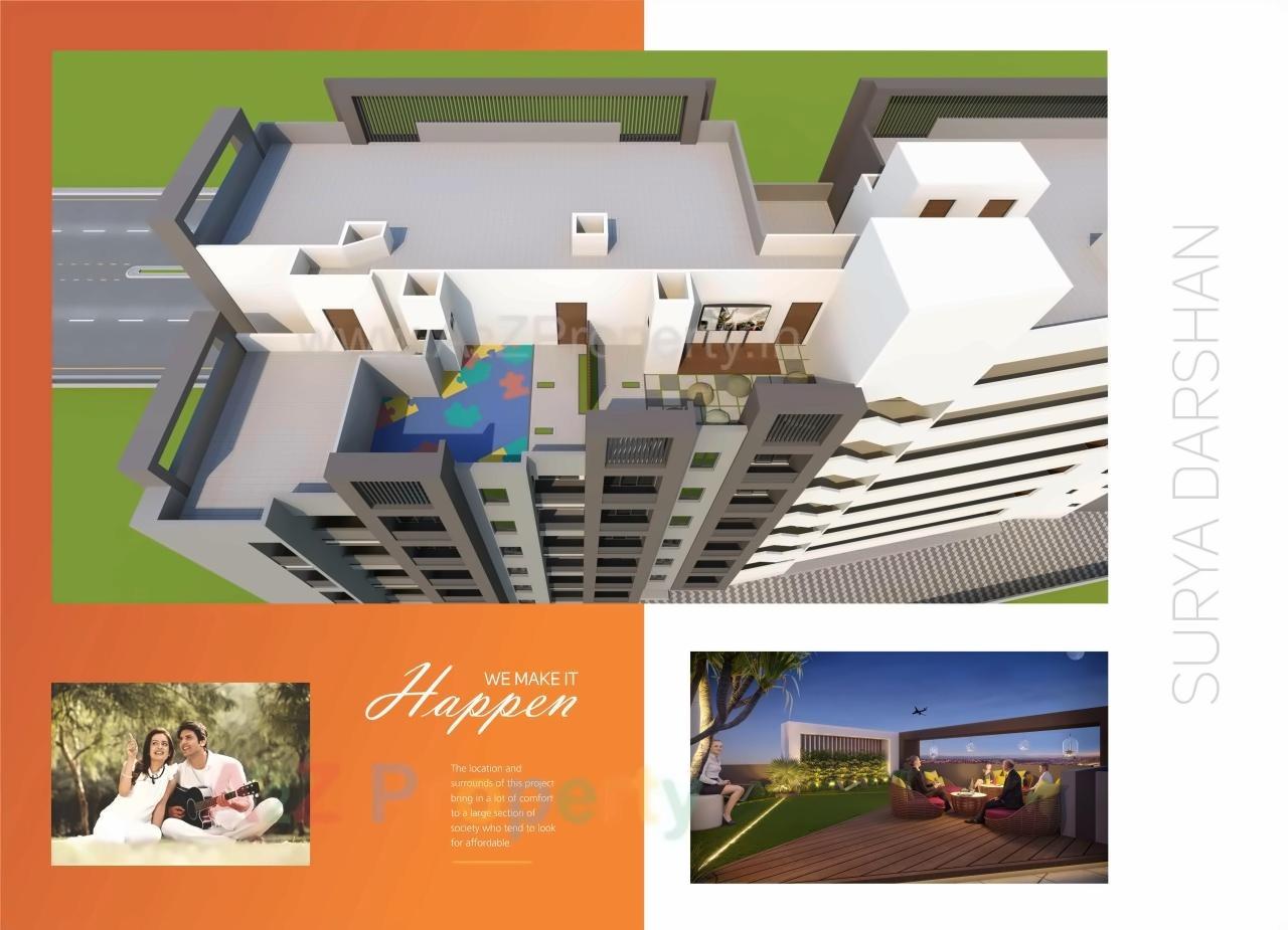 Layout of real estate project Surya Darshan Heights located at Vapi, Valsad, Gujarat