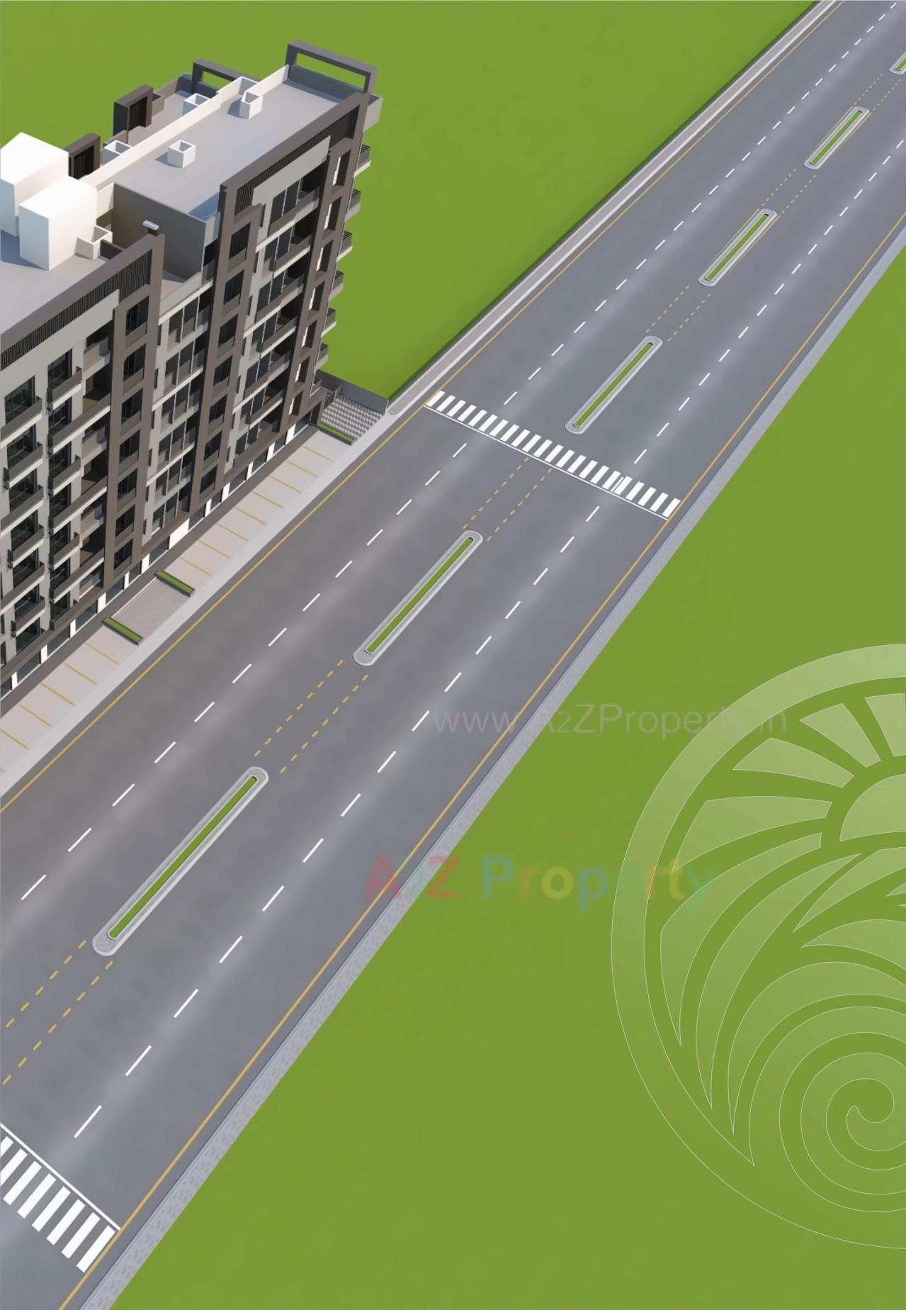 3D Elevation of real estate project Surya Darshan Heights located at Vapi, Valsad, Gujarat