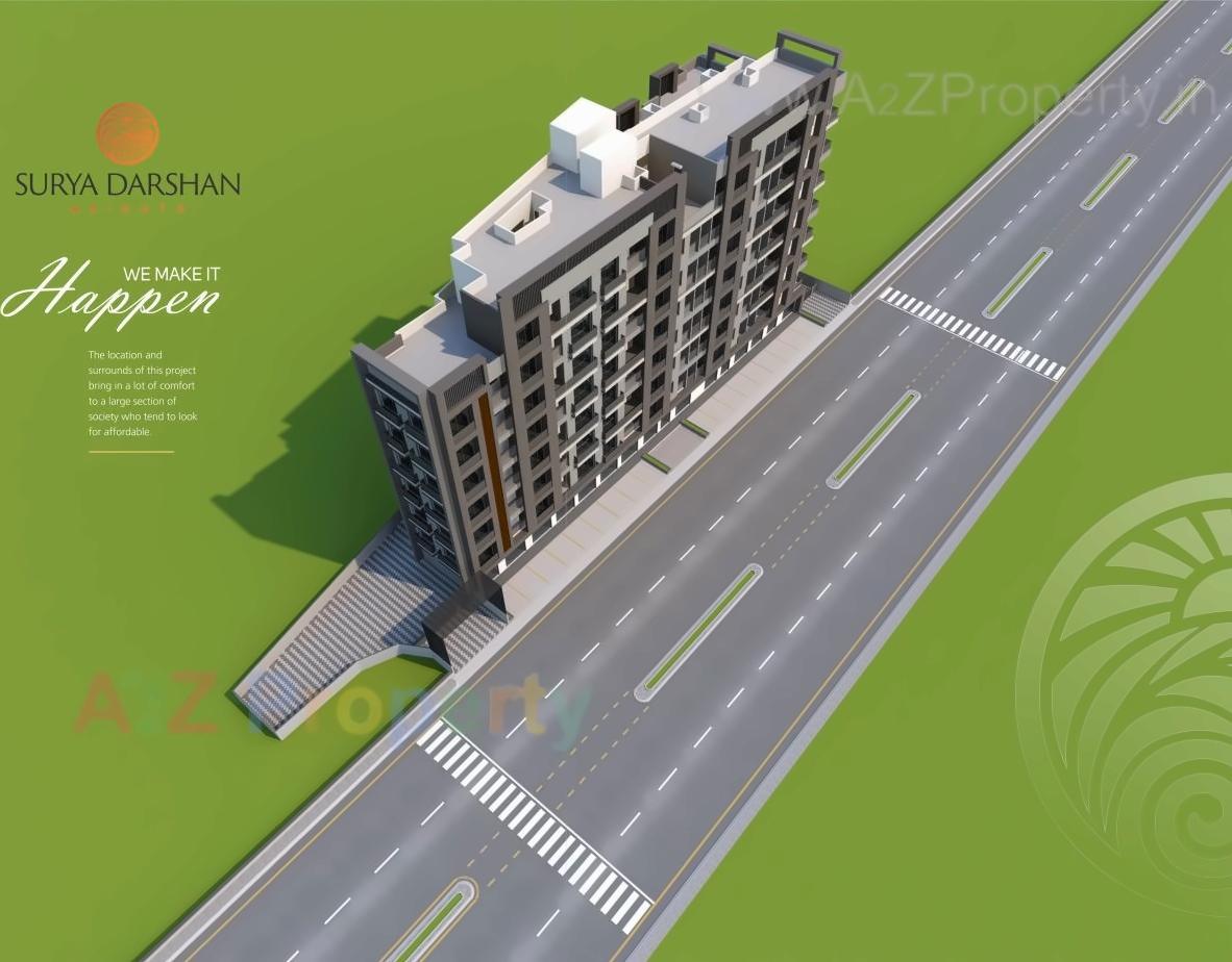Layout of real estate project Surya Darshan Heights located at Vapi, Valsad, Gujarat