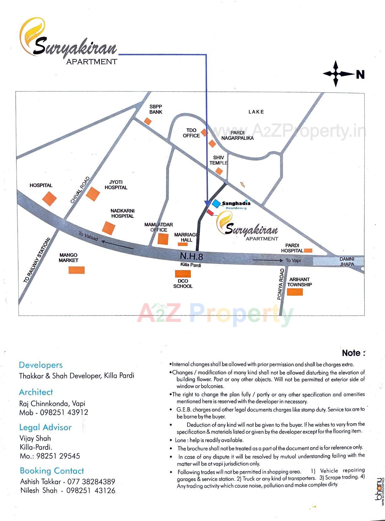  of real estate project Suryakiran Apartment located at Pardi, Valsad, Gujarat