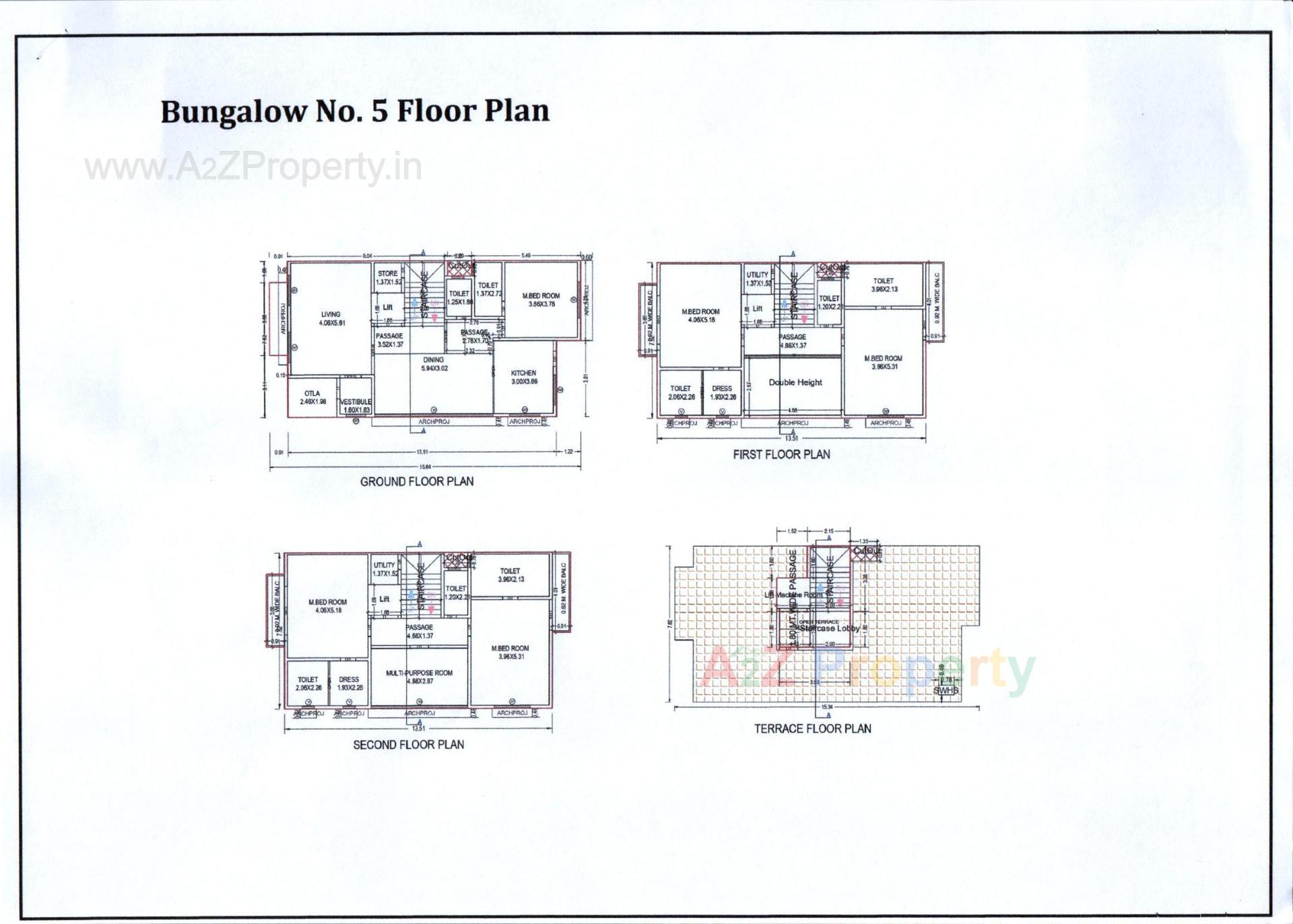 Layout of real estate project Swarit located at Chala, Valsad, Gujarat