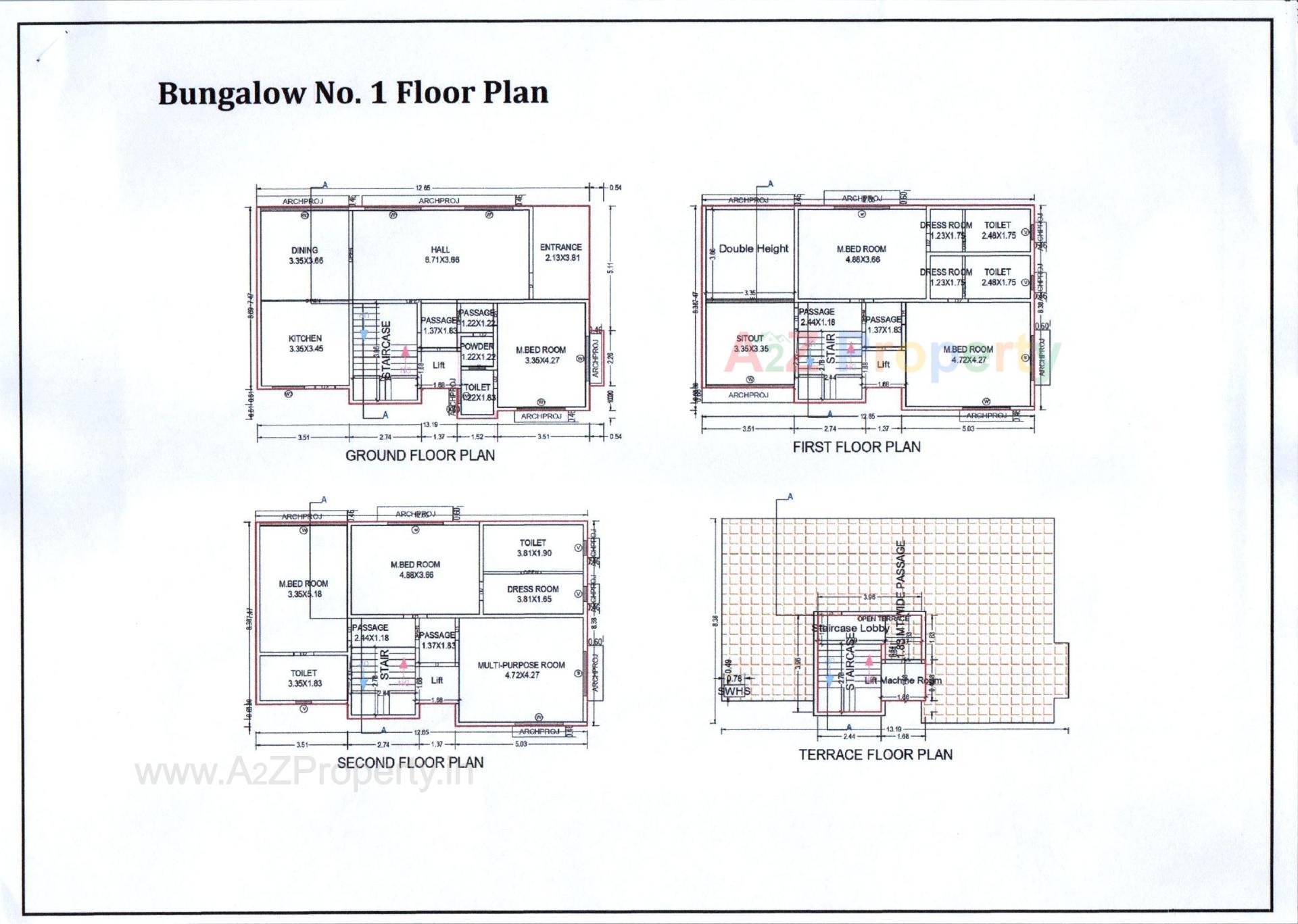 Layout of real estate project Swarit located at Chala, Valsad, Gujarat