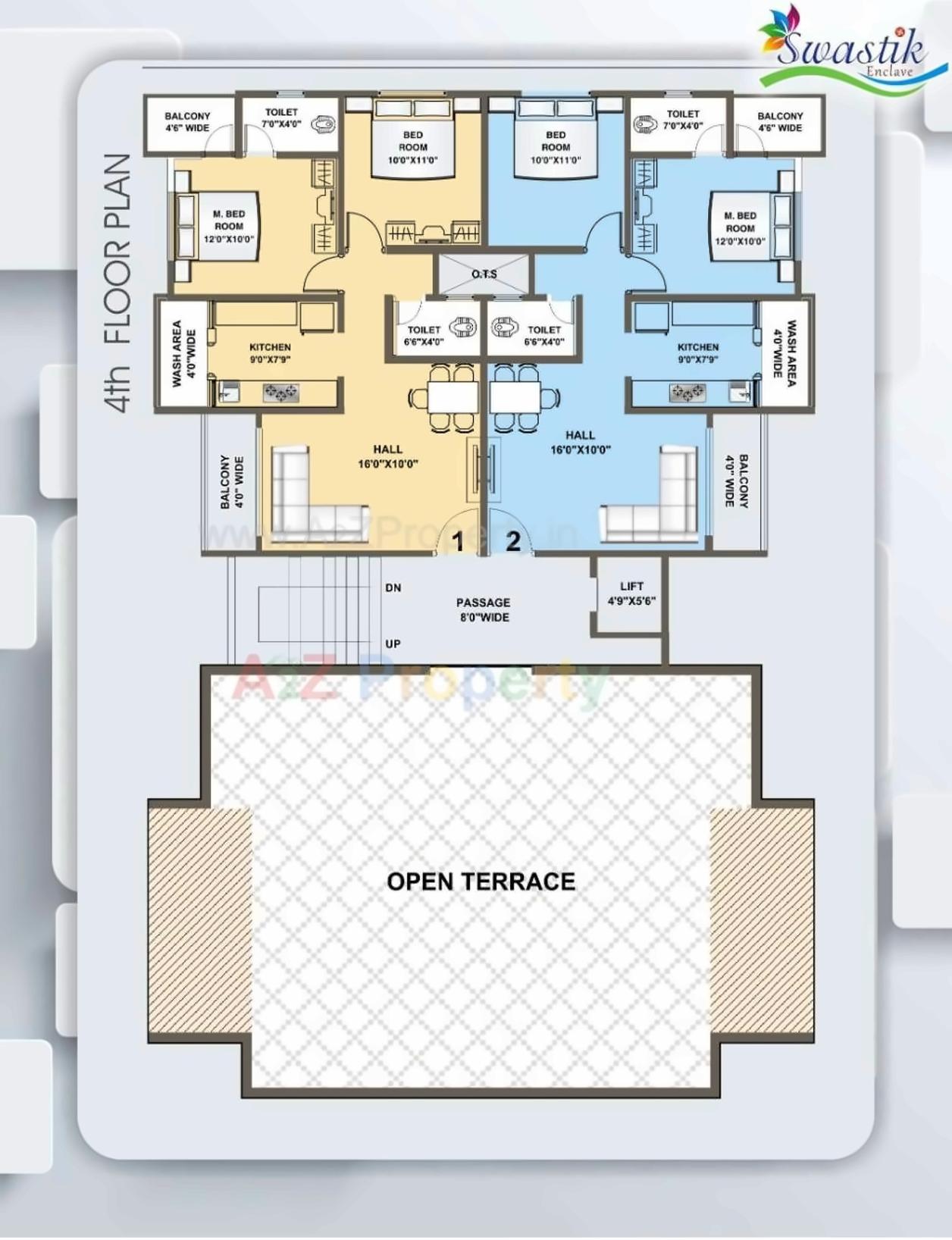 Layout of real estate project Swastik Enclave located at Pardi, Valsad, Gujarat