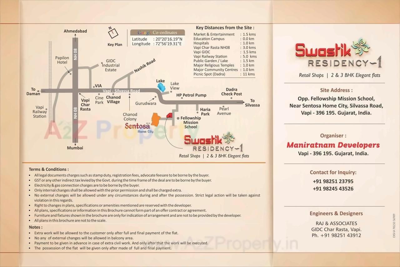  of real estate project Swastik Residency located at Dungra, Valsad, Gujarat