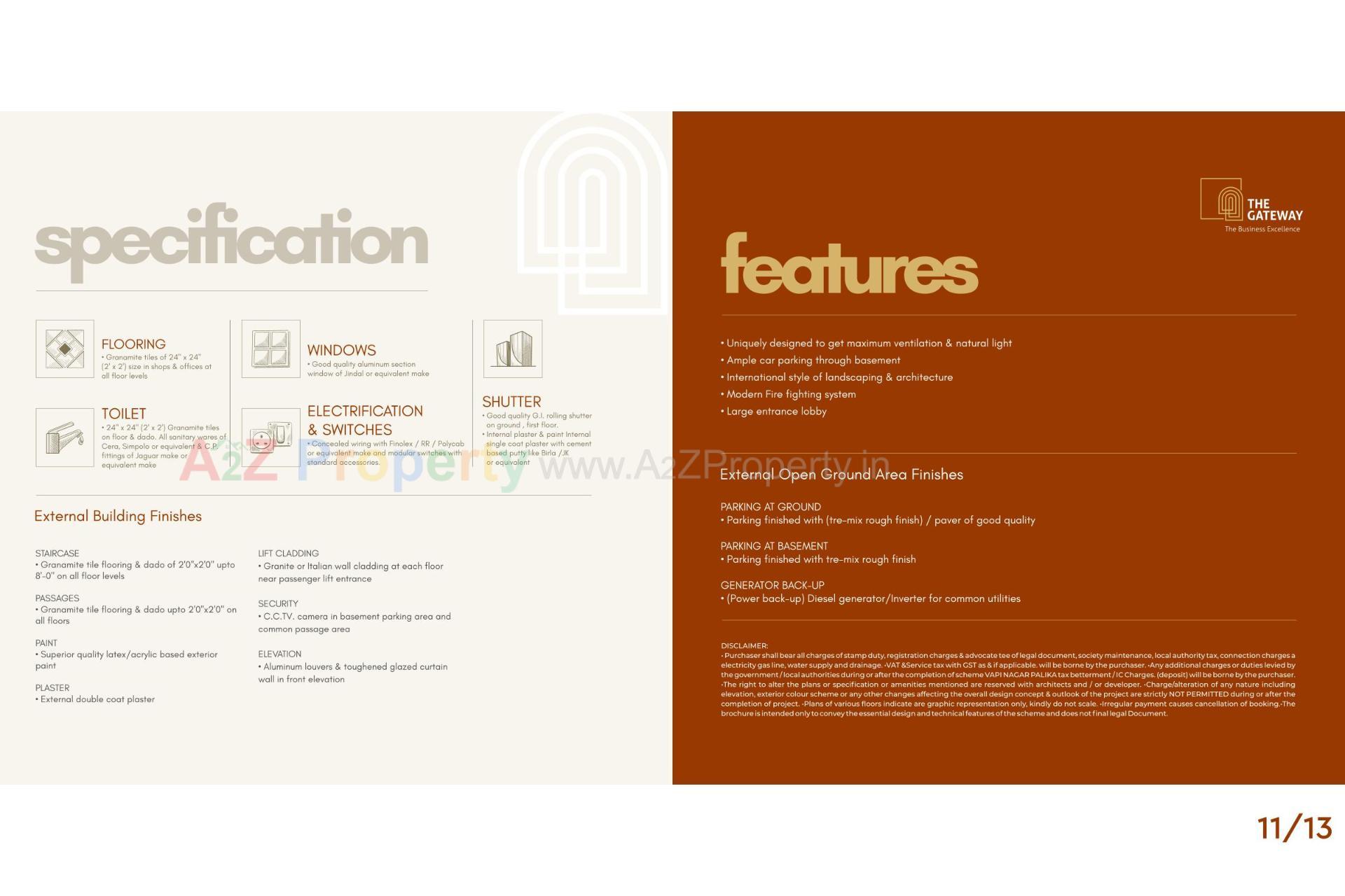  of real estate project The Gateway located at Chala, Valsad, Gujarat