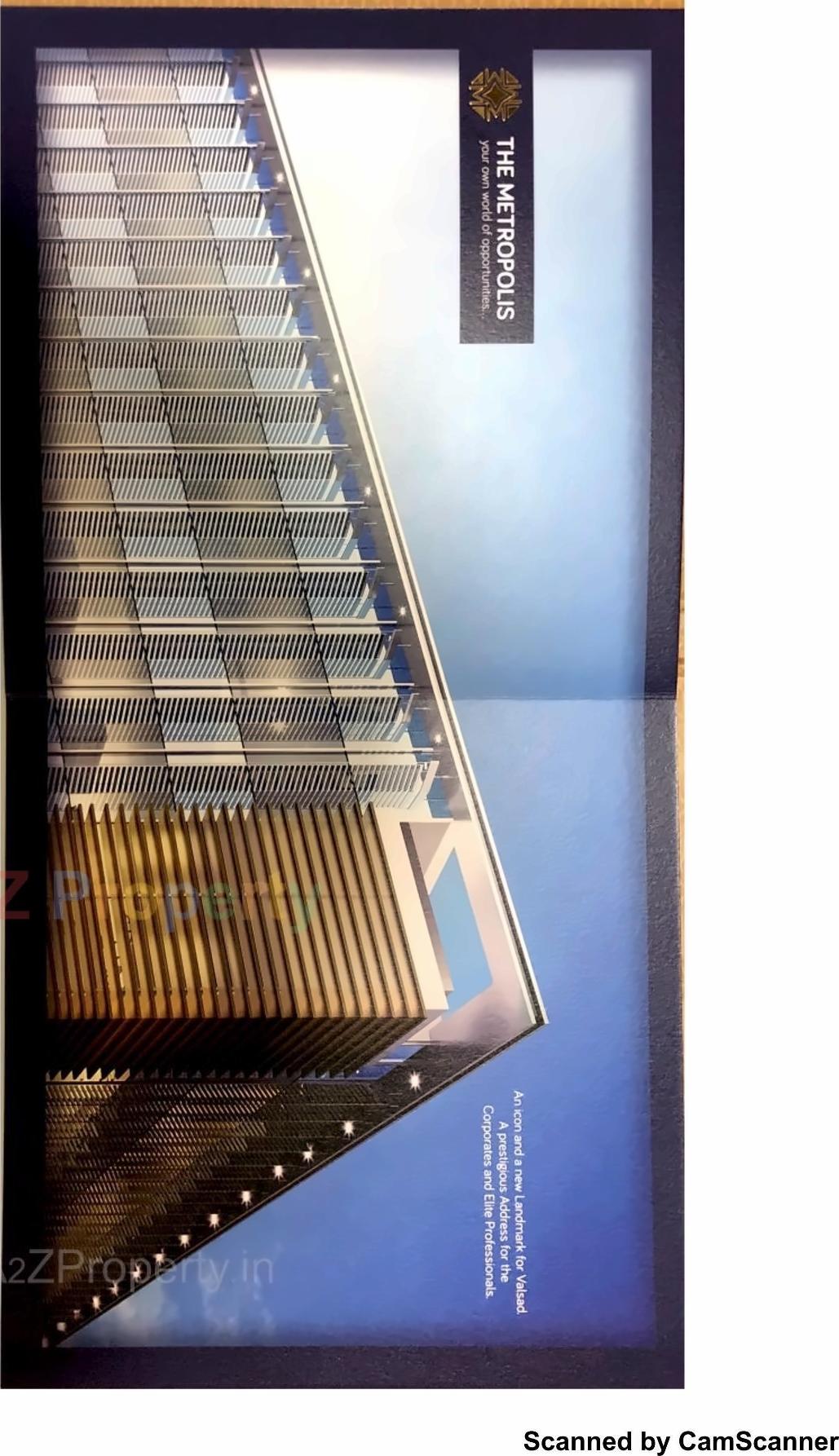 3D Elevation of real estate project The Metropolis located at Abrama, Valsad, Gujarat