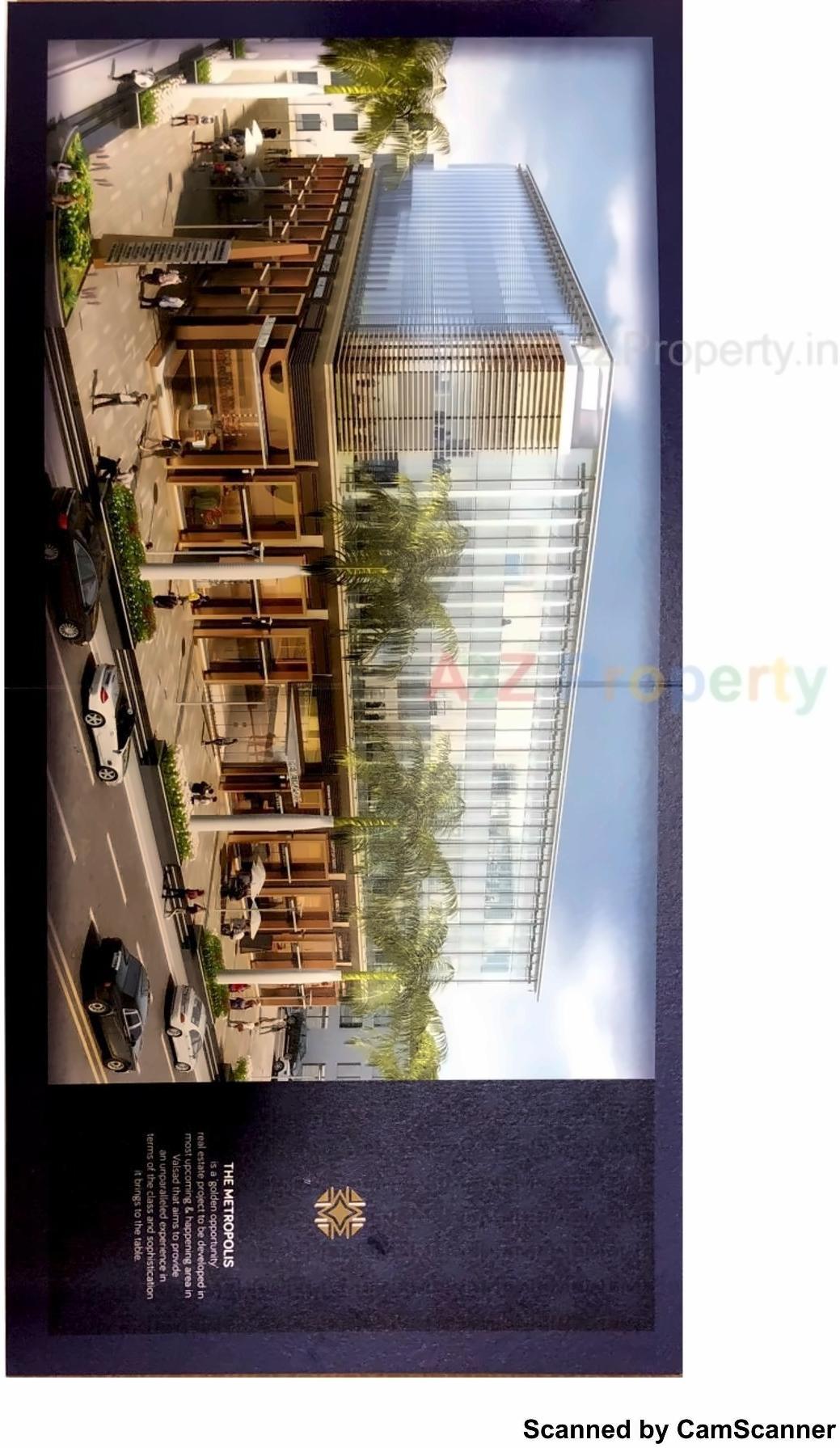 3D Elevation of real estate project The Metropolis located at Abrama, Valsad, Gujarat