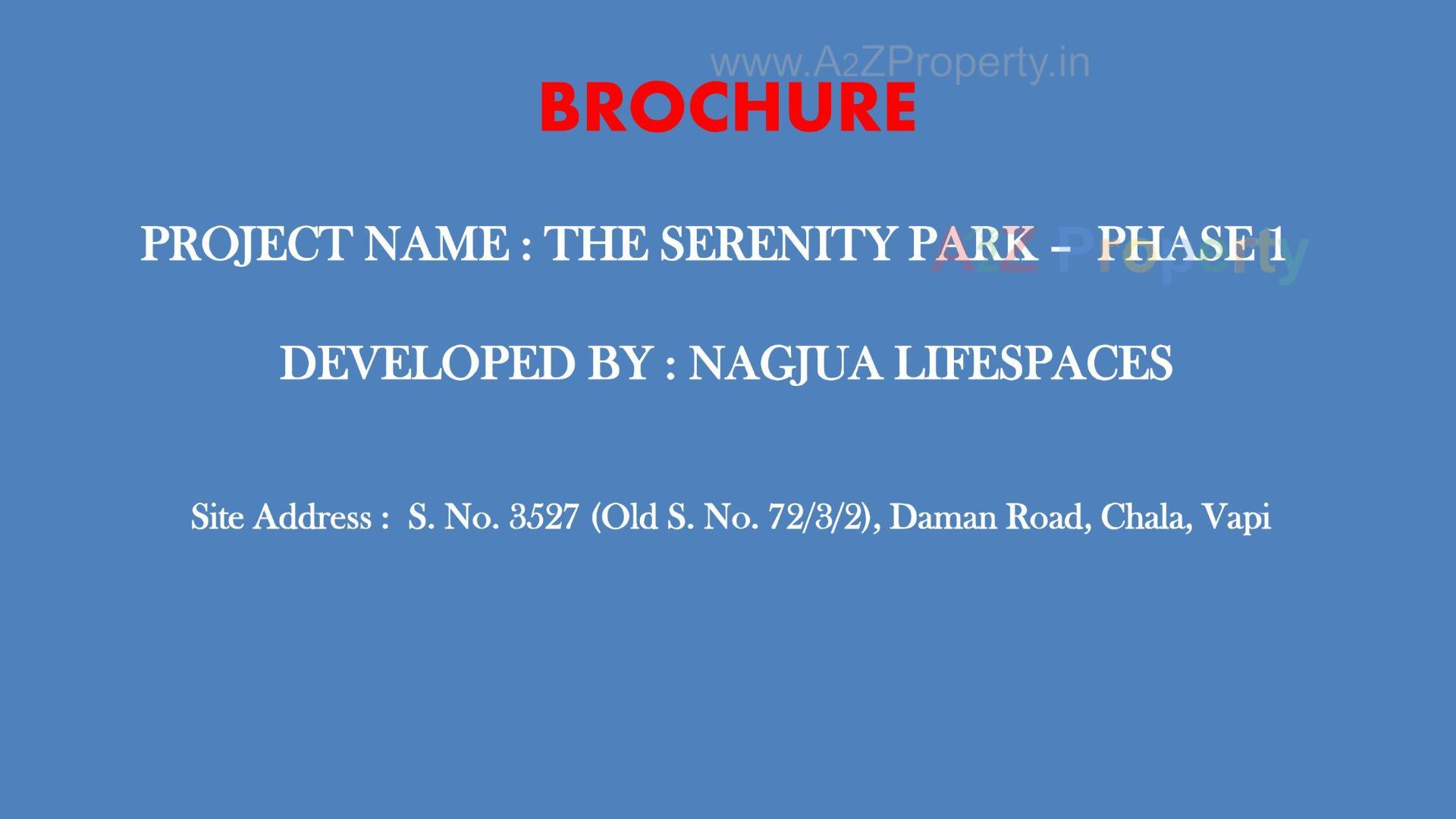  of real estate project The Serenity Park located at Chala, Valsad, Gujarat