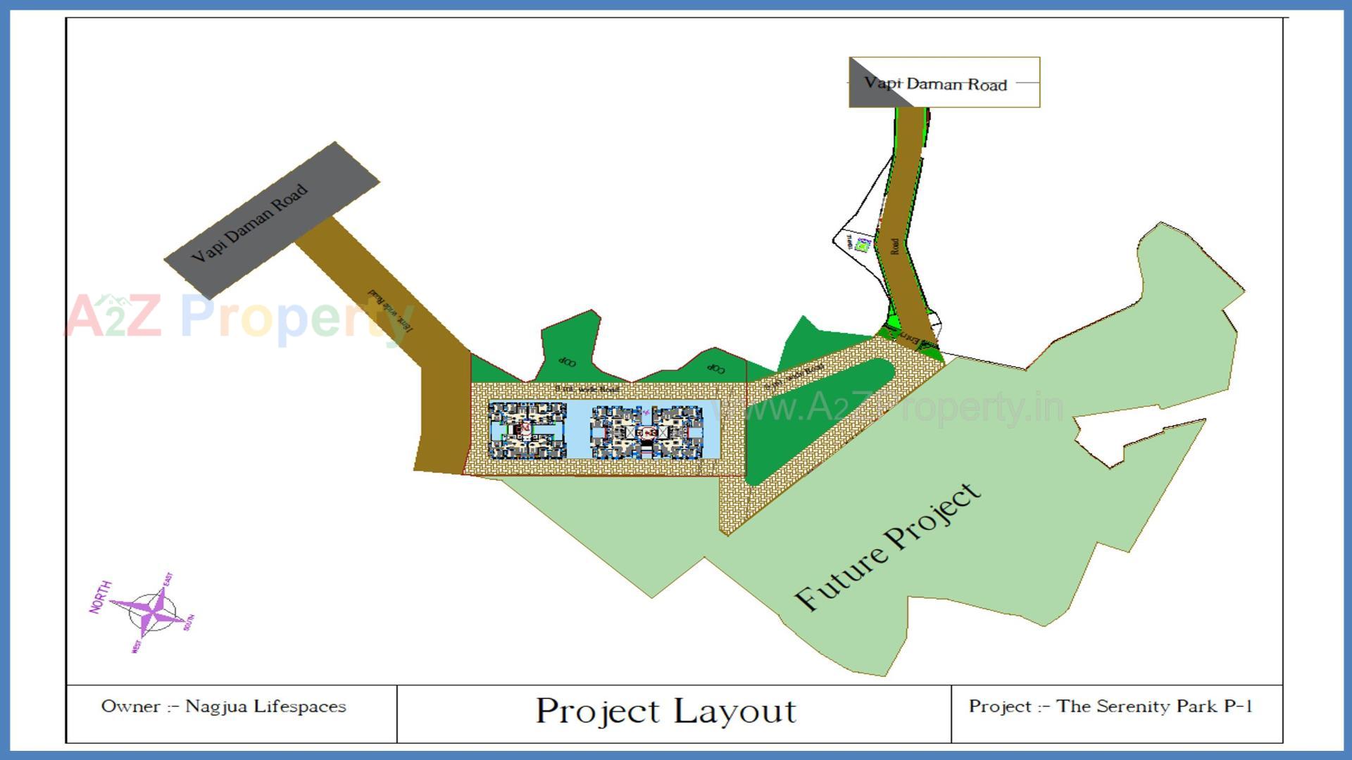  of real estate project The Serenity Park located at Chala, Valsad, Gujarat