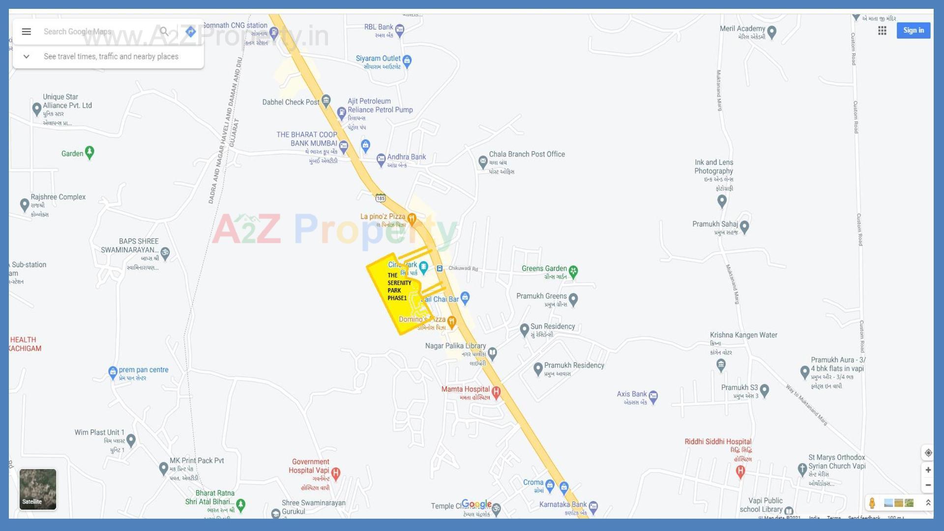  of real estate project The Serenity Park located at Chala, Valsad, Gujarat