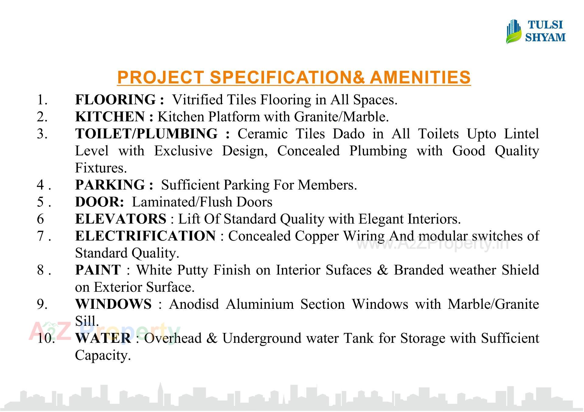  of real estate project Tulsi Shyam located at Vapi, Valsad, Gujarat