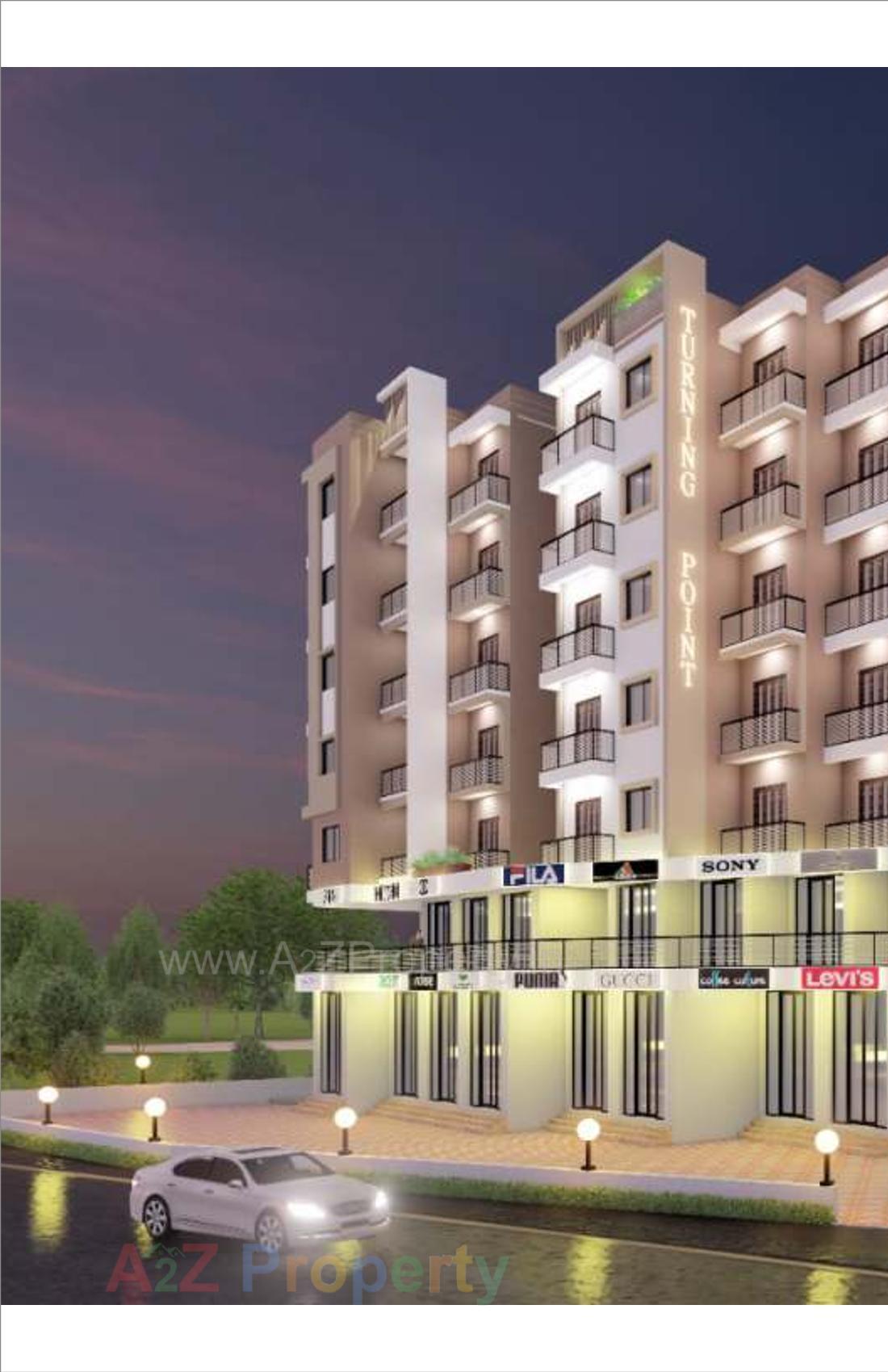 3D Elevation of real estate project Turning Point located at Umargam, Valsad, Gujarat
