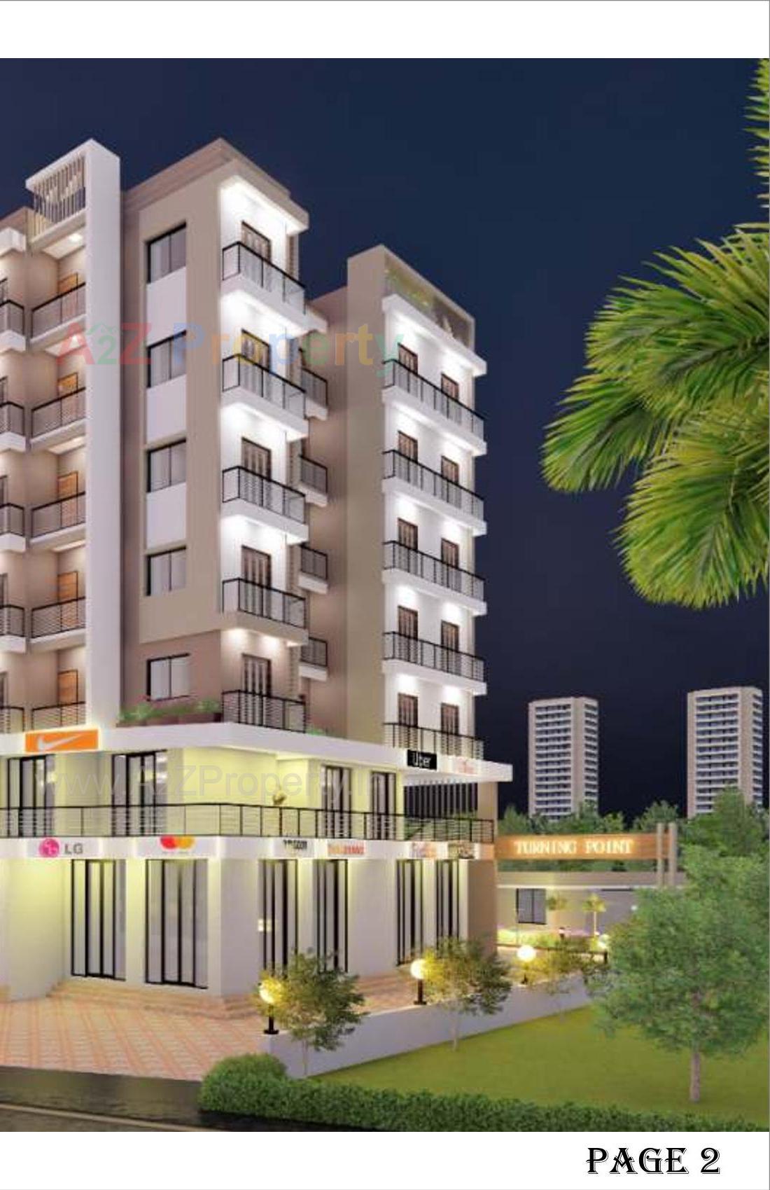 3D Elevation of real estate project Turning Point located at Umargam, Valsad, Gujarat