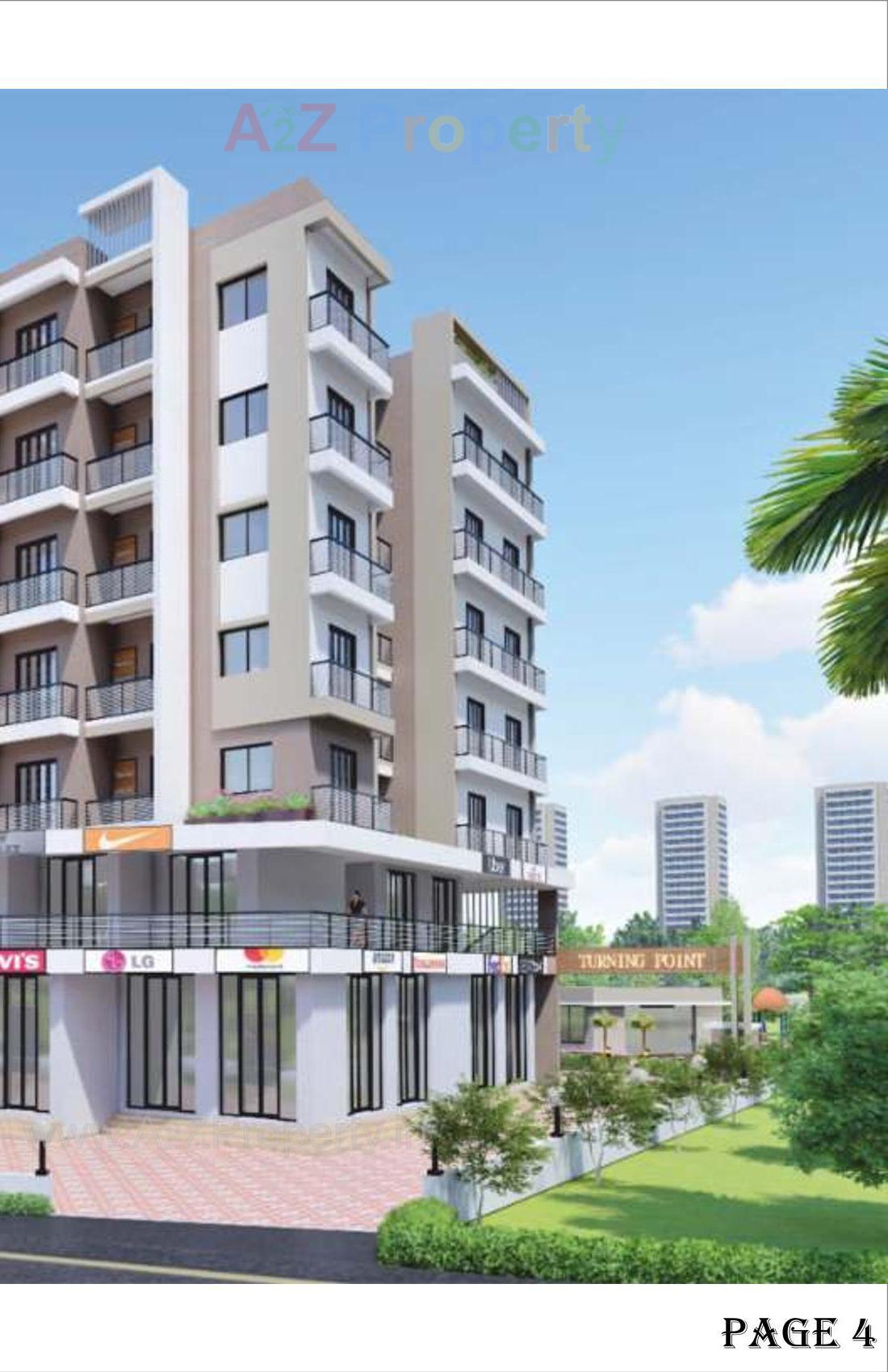 3D Elevation of real estate project Turning Point located at Umargam, Valsad, Gujarat