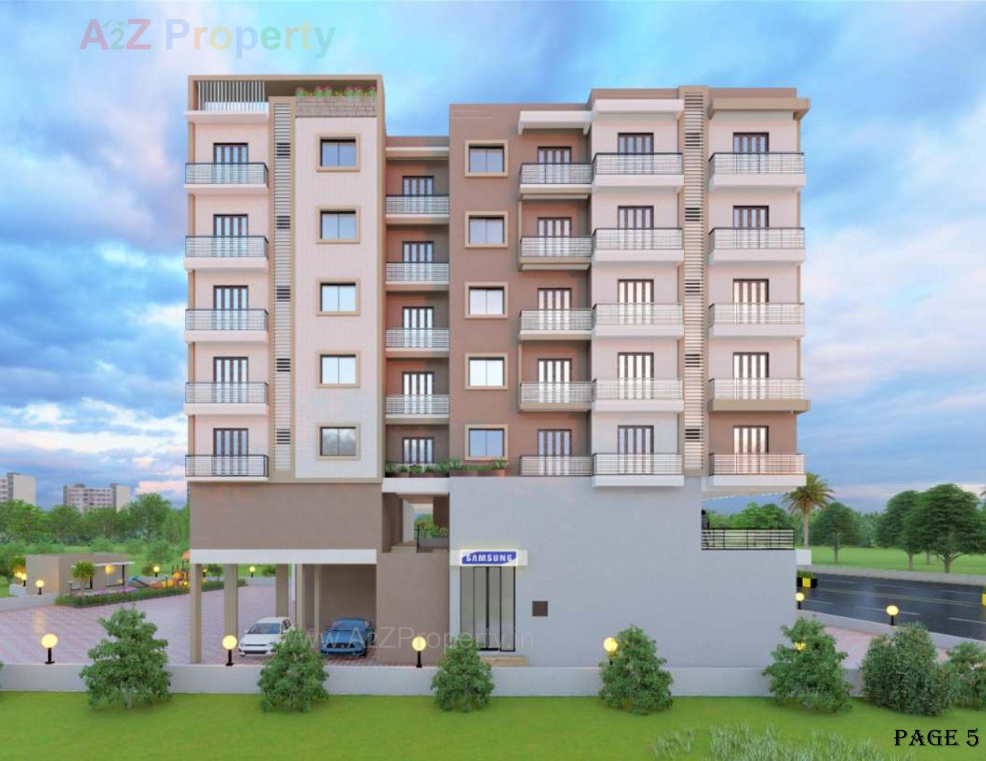3D Elevation of real estate project Turning Point located at Umargam, Valsad, Gujarat