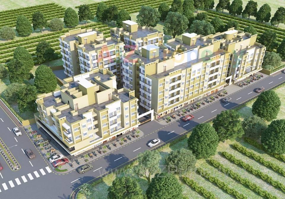 3D Elevation of real estate project Valram Sagar Residency located at Dungra, Valsad, Gujarat