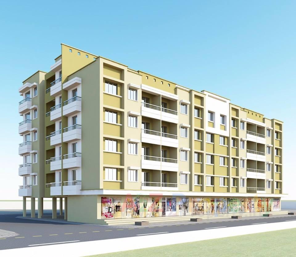 3D Elevation of real estate project Valram Sagar Residency located at Dungra, Valsad, Gujarat