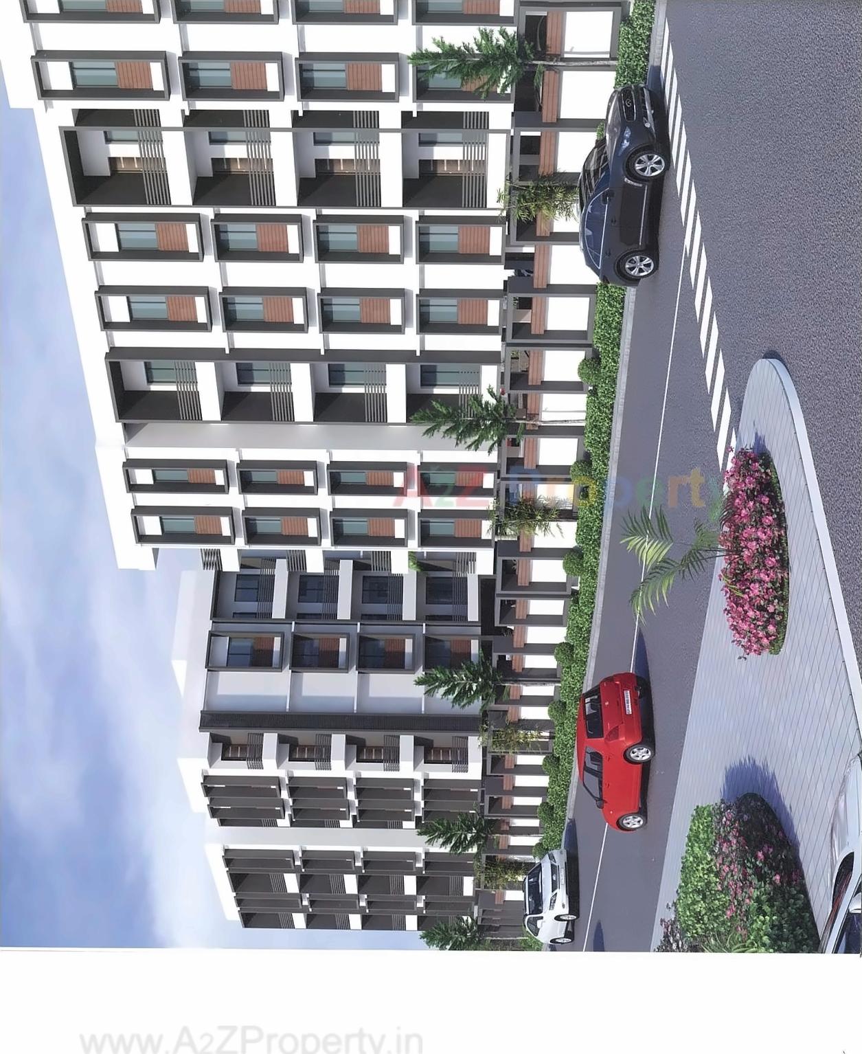 3D Elevation of real estate project Vanvaso located at Dungra, Valsad, Gujarat