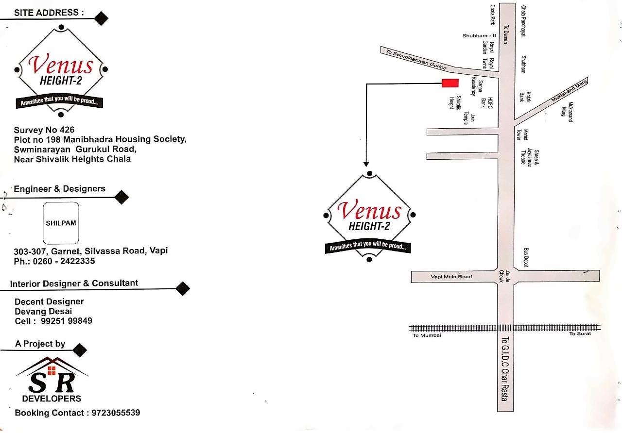  of real estate project Venus Height located at Chala, Valsad, Gujarat