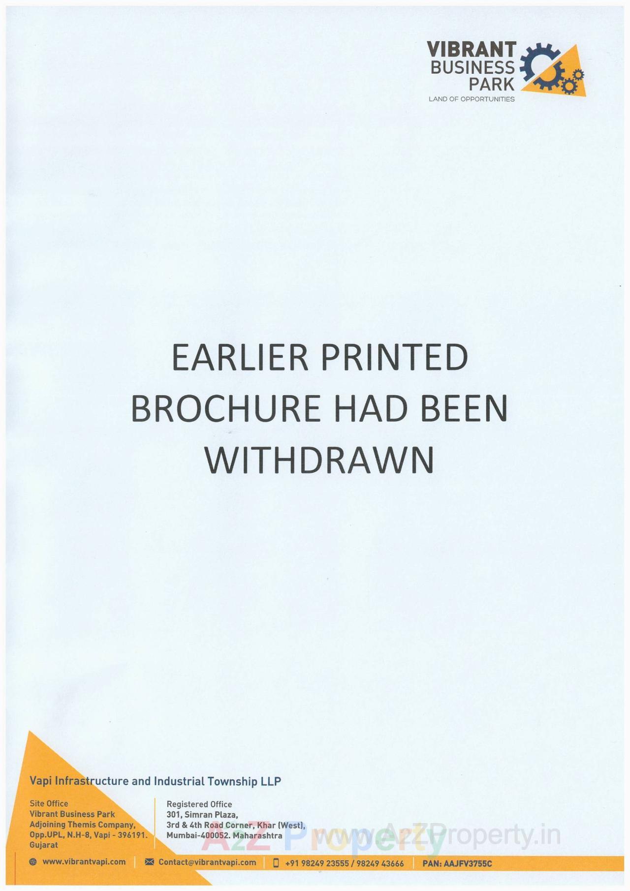  of real estate project Vibrant Business Park located at Vapi, Valsad, Gujarat