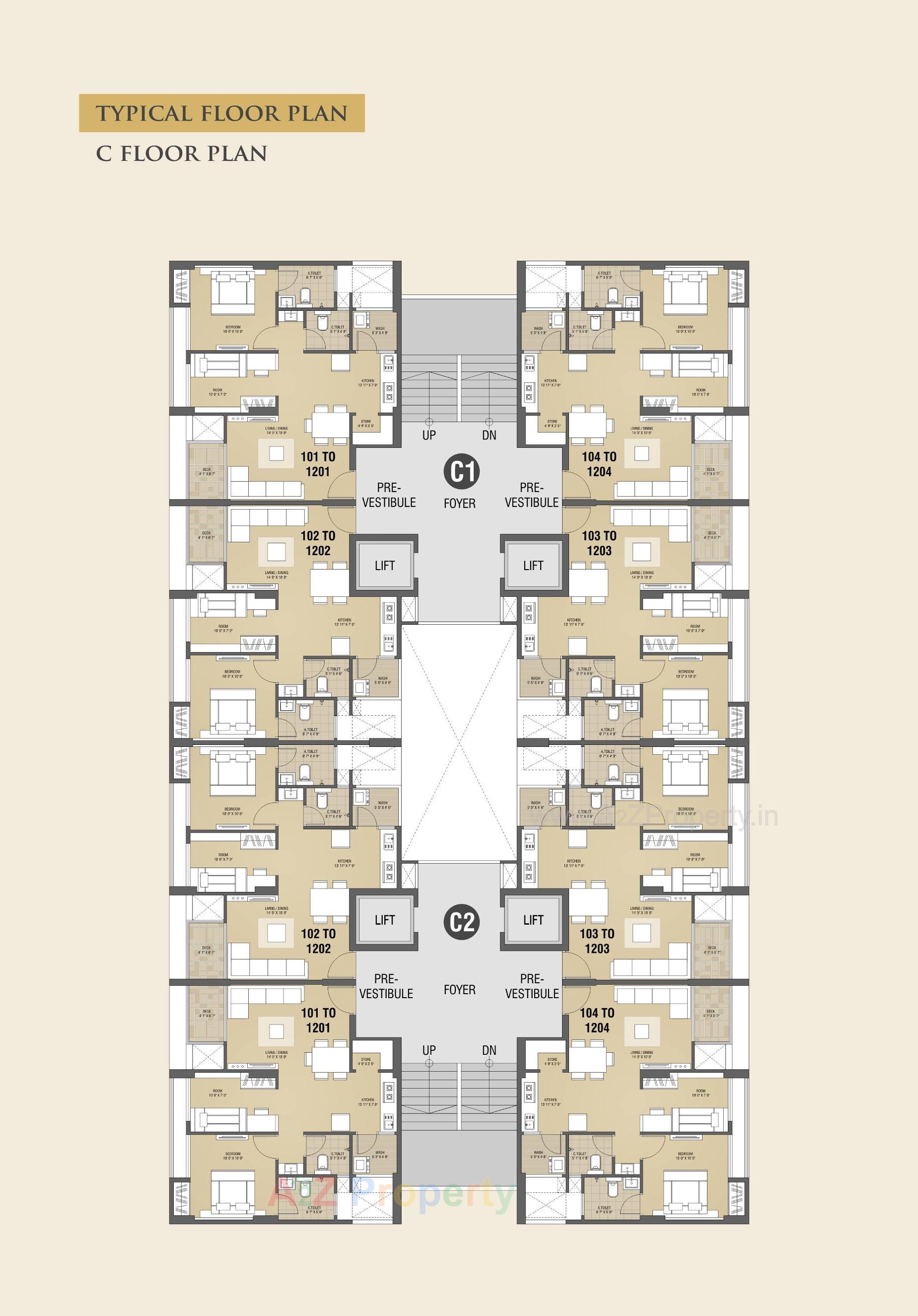 Layout of real estate project Vivan located at Chala, Valsad, Gujarat