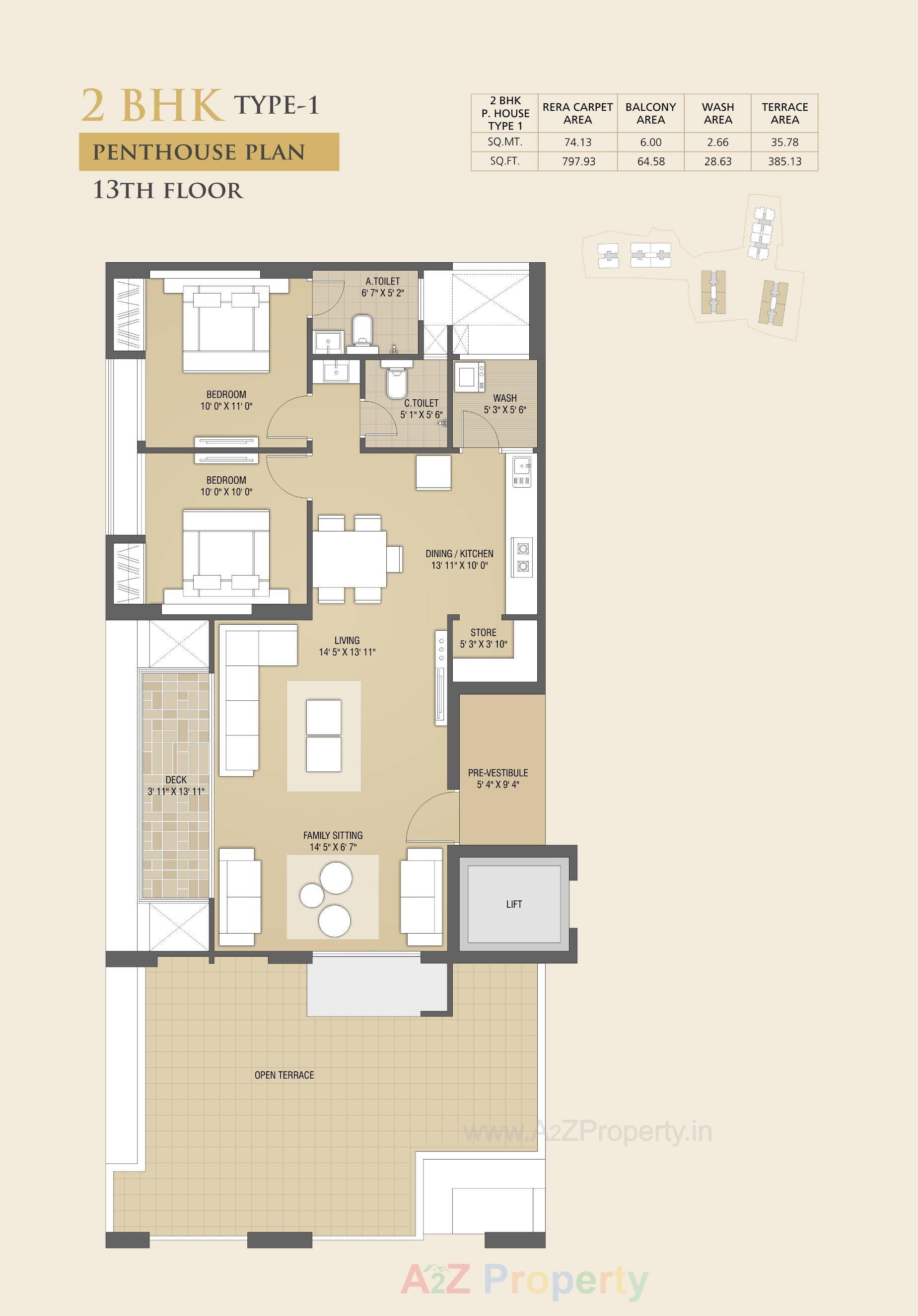 Layout of real estate project Vivan located at Chala, Valsad, Gujarat