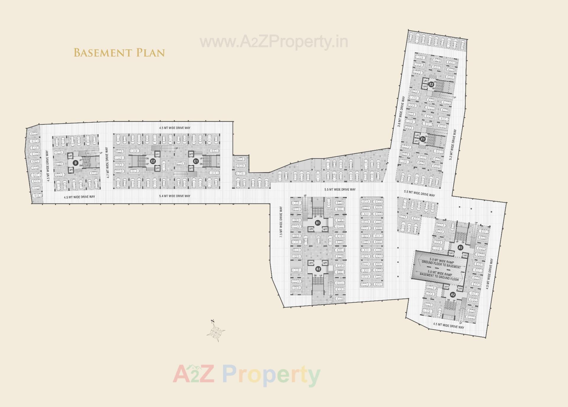 Layout of real estate project Vivan located at Chala, Valsad, Gujarat
