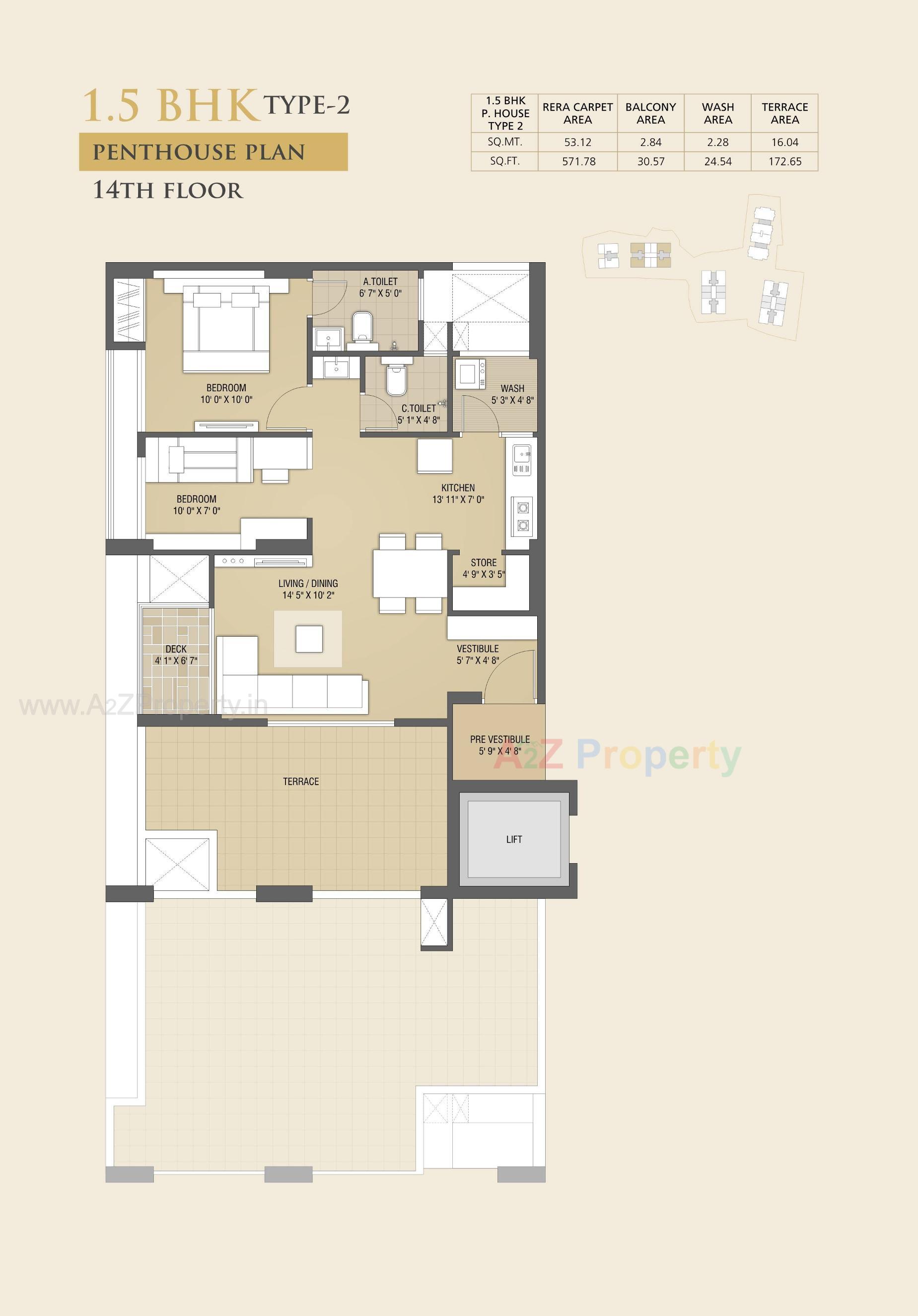 Layout of real estate project Vivan located at Chala, Valsad, Gujarat