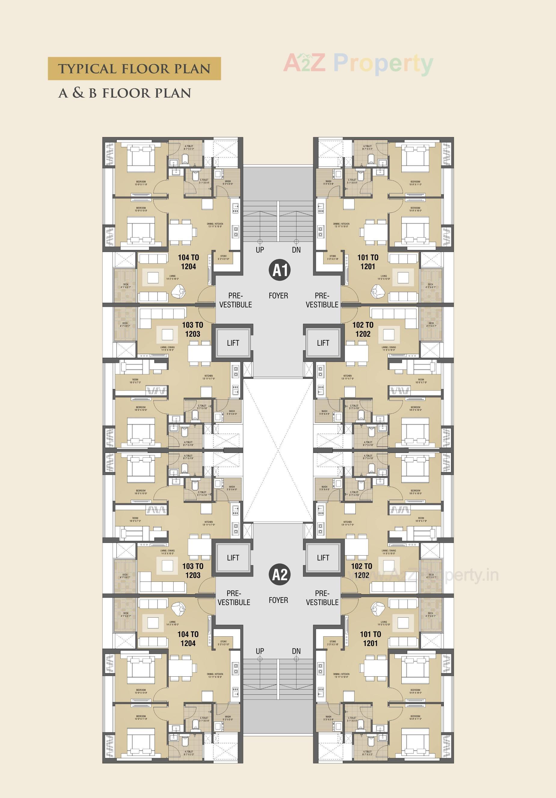 Layout of real estate project Vivan located at Chala, Valsad, Gujarat