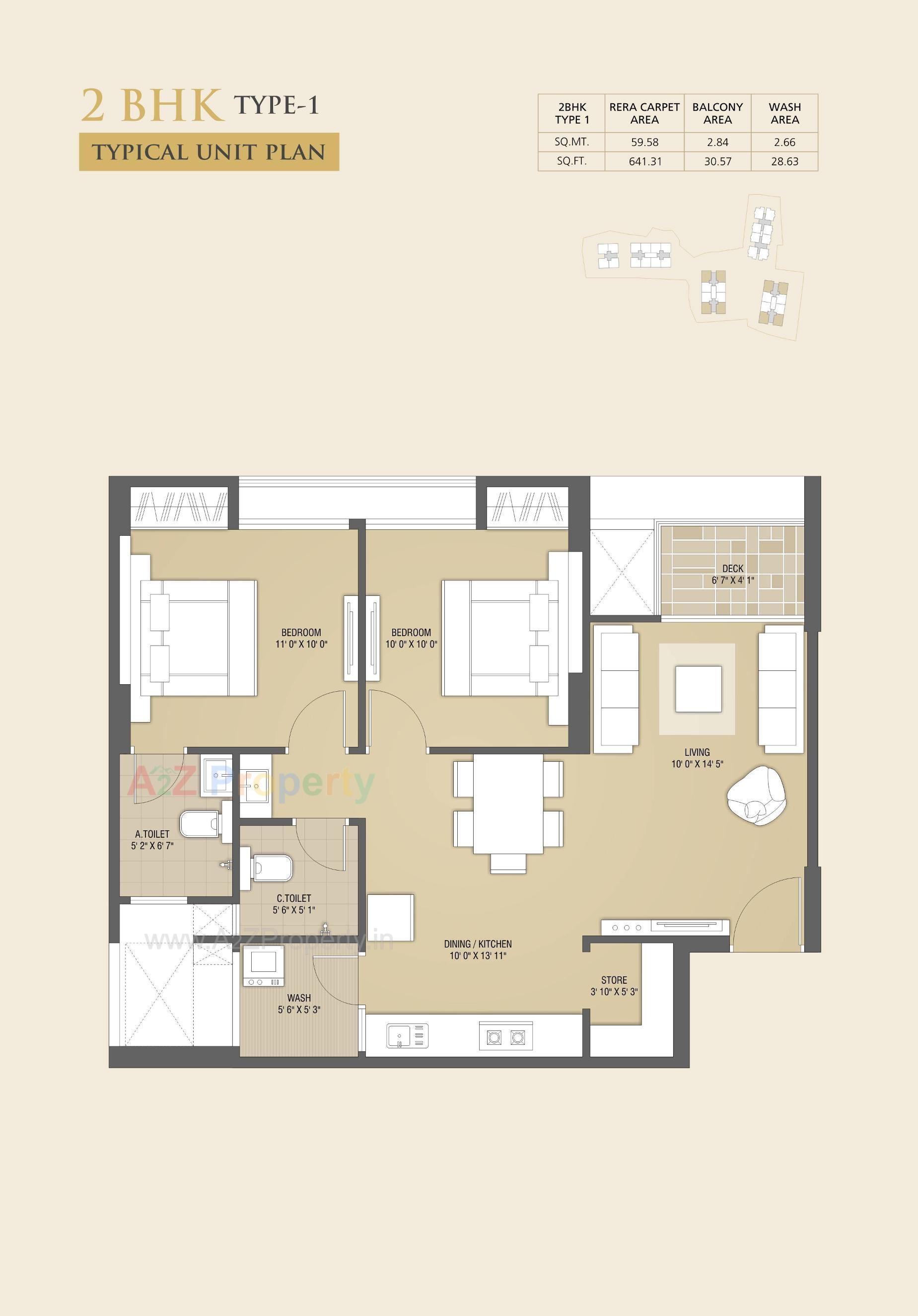 Layout of real estate project Vivan located at Chala, Valsad, Gujarat