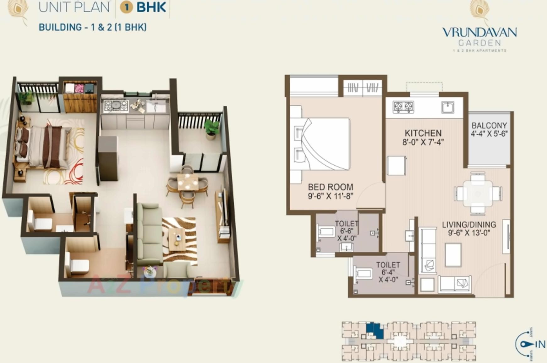 Layout of real estate project Vrundavan Garden located at Pardi, Valsad, Gujarat