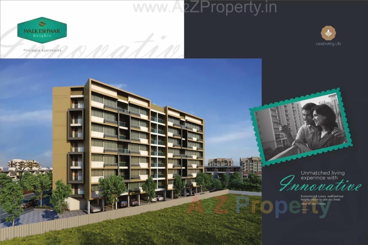 3D Elevation of real estate project Walkeshwar Heights located at Vaapi, Valsad, Gujarat