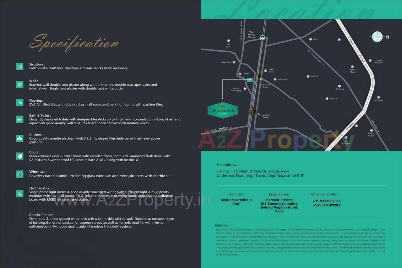  of real estate project Walkeshwar Heights located at Vaapi, Valsad, Gujarat