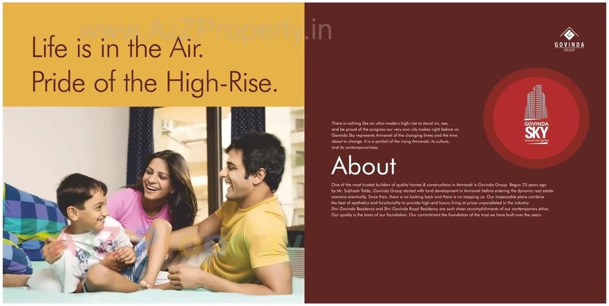  of real estate project Govinda Sky located at Amravati-m-corp, Amravati, Maharashtra