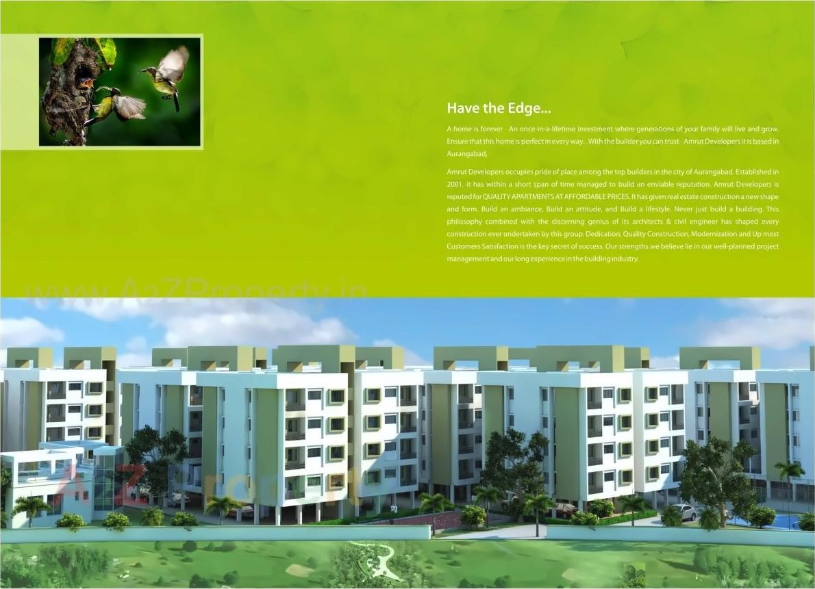3D Elevation of real estate project Amrut Sai Plaza located at Aurangabad-m-corp, Aurangabad, Maharashtra