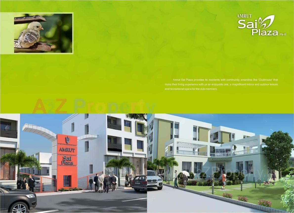 3D Elevation of real estate project Amrut Sai Plaza located at Aurangabad-m-corp, Aurangabad, Maharashtra