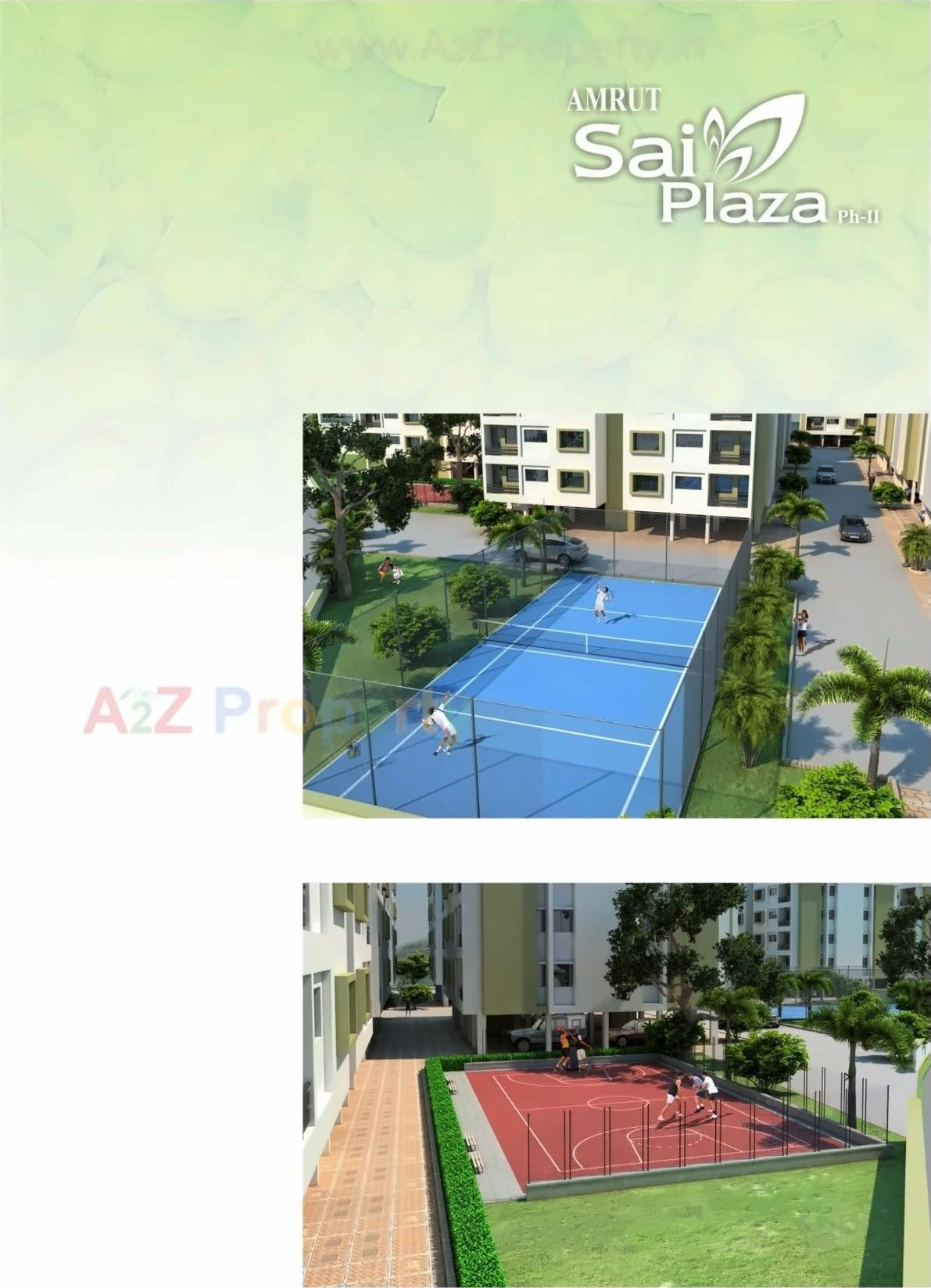 3D Elevation of real estate project Amrut Sai Plaza located at Aurangabad-m-corp, Aurangabad, Maharashtra