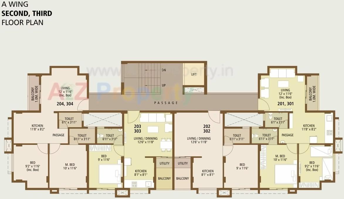 Layout of real estate project Arch Gulmohar located at Aurangabad-m-corp, Aurangabad, Maharashtra