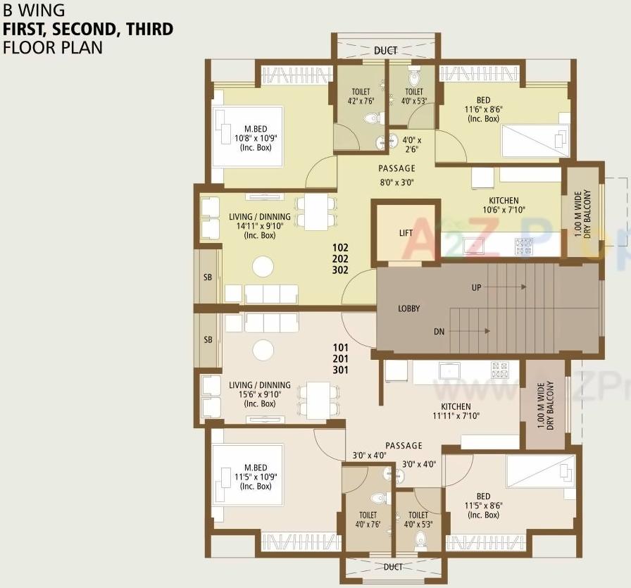 Layout of real estate project Arch Gulmohar located at Aurangabad-m-corp, Aurangabad, Maharashtra